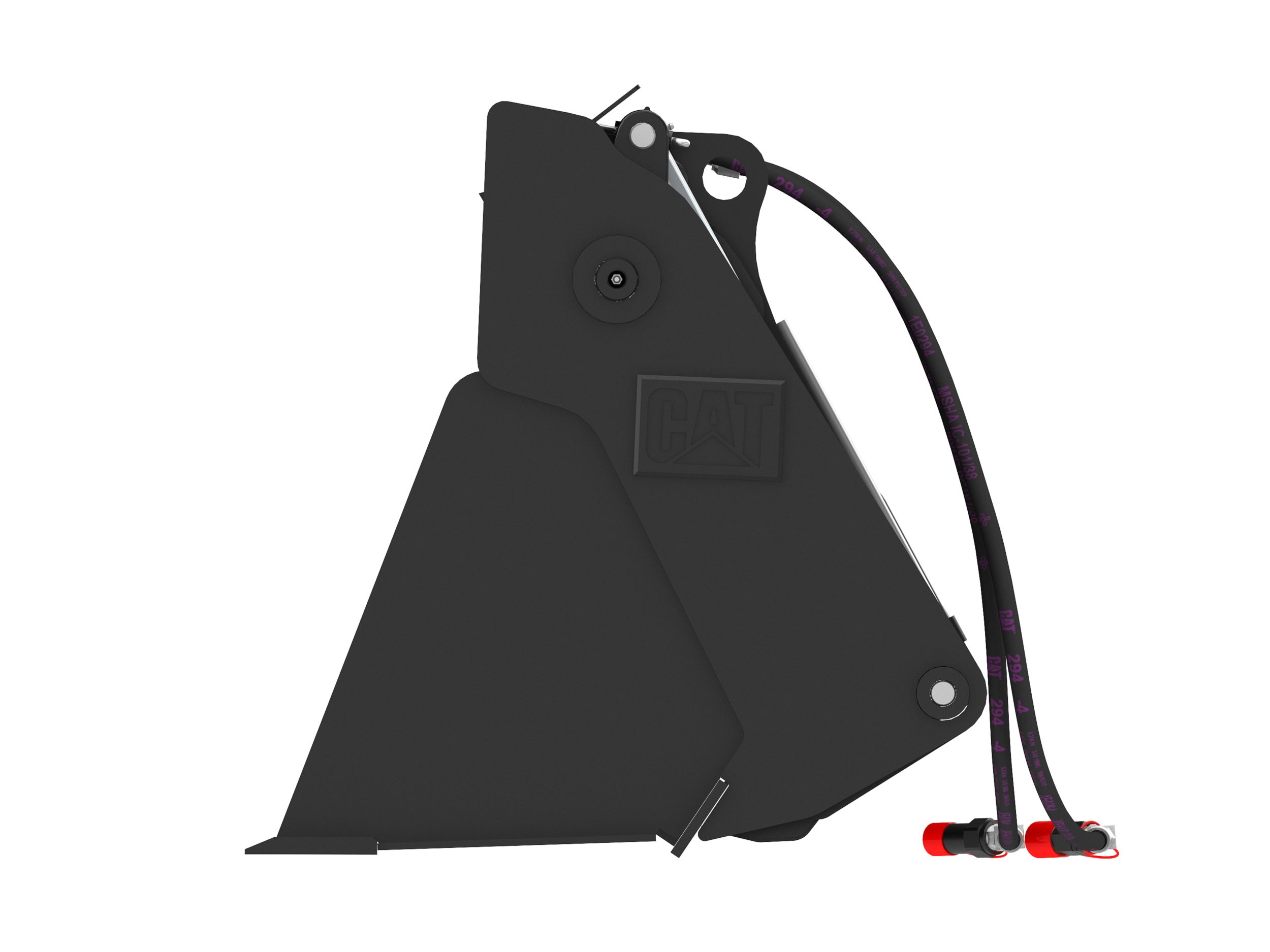 0.6 m3 (0.8 yd3), Skid Steer Coupler, Base Edge 