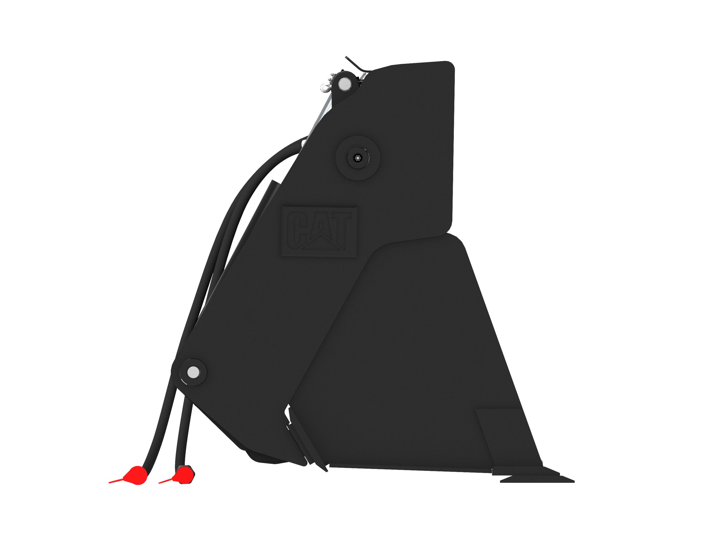 Ковш 0,8 м3 (1,0 ярда3), устройство смены навесного оборудования мини-погрузчика, режущая кромка с болтовым креплением (