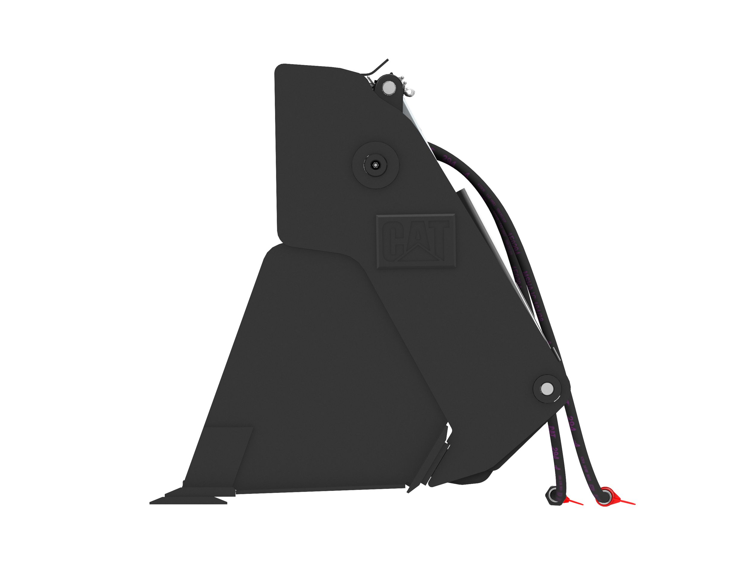 Ковш 0,8 м3 (1,0 ярда3), устройство смены навесного оборудования мини-погрузчика, режущая кромка с болтовым креплением (