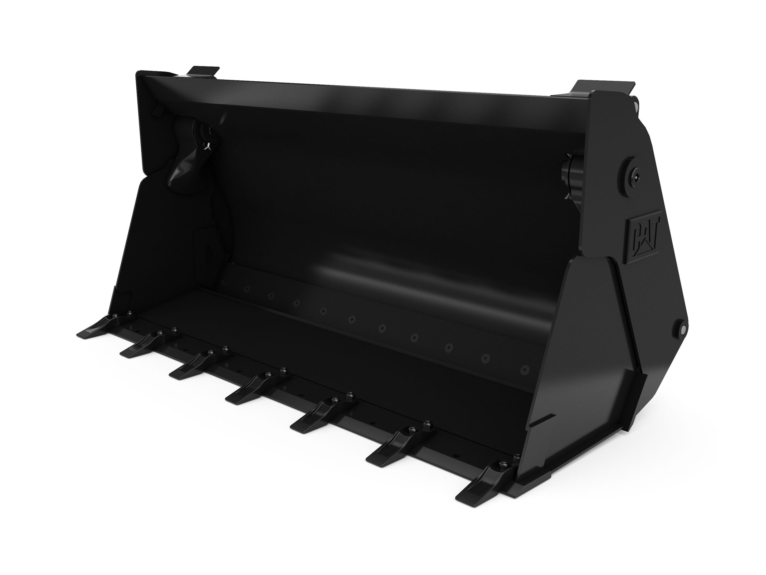 Ковш 0,8 м3 (1,0 ярда3), устройство смены навесного оборудования мини-погрузчика, зубья с болтовым креплением