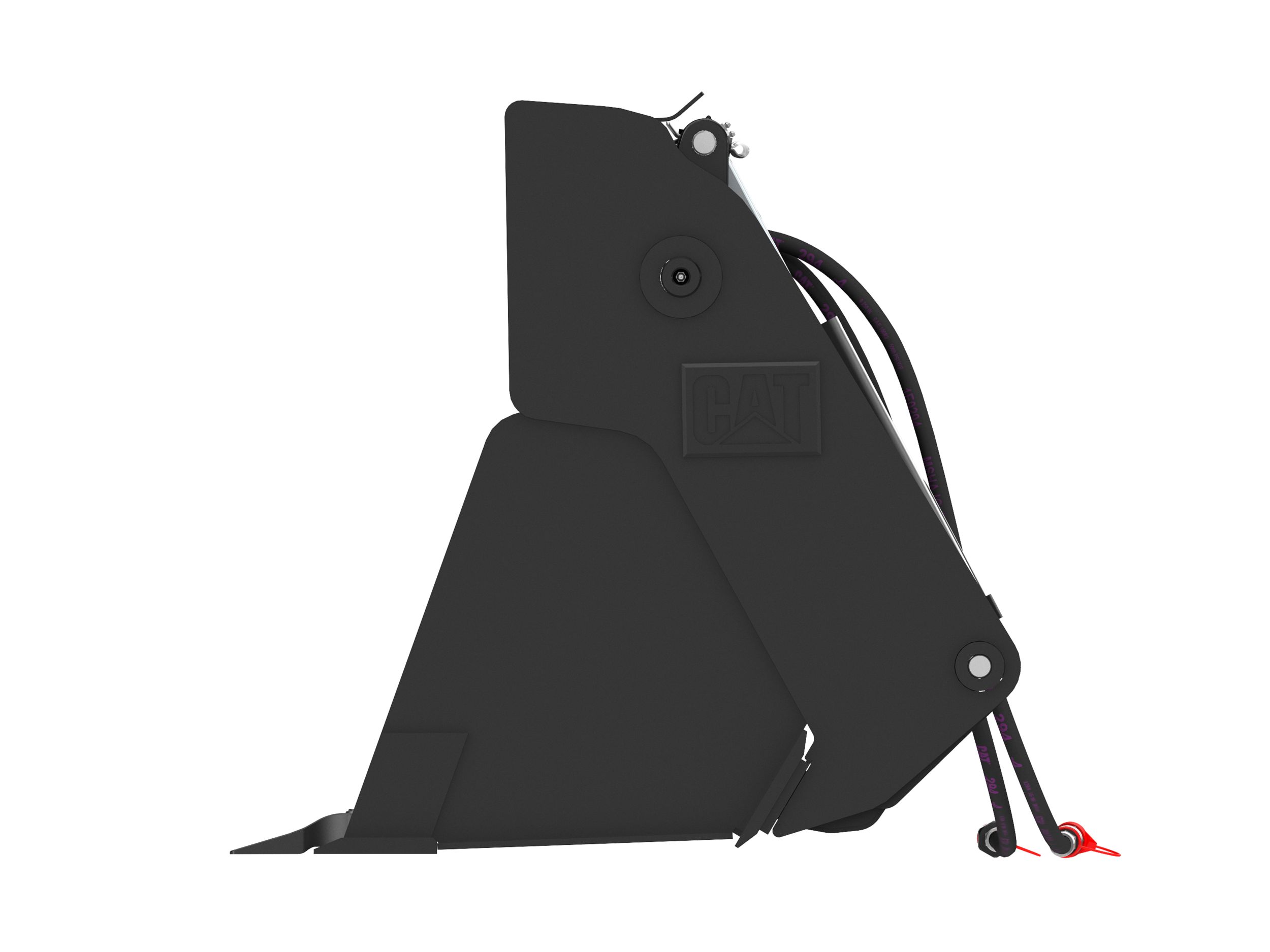 Ковш 0,8 м3 (1,0 ярда3), устройство смены навесного оборудования мини-погрузчика, зубья с болтовым креплением