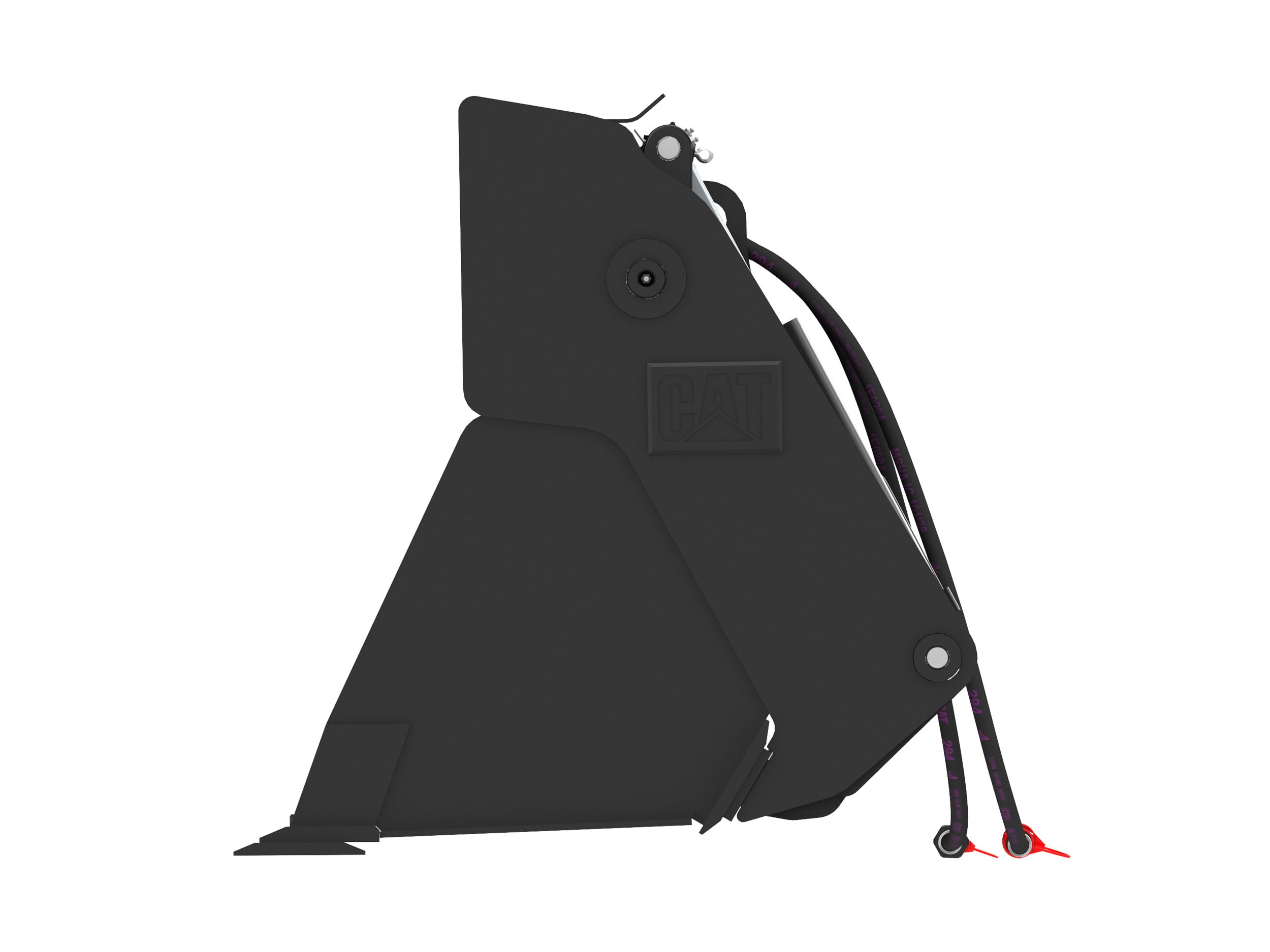 Ковш 0,9 м3 (1,2 ярда3), устройство смены навесного оборудования мини-погрузчика, режущая кромка с болтовым креплением (