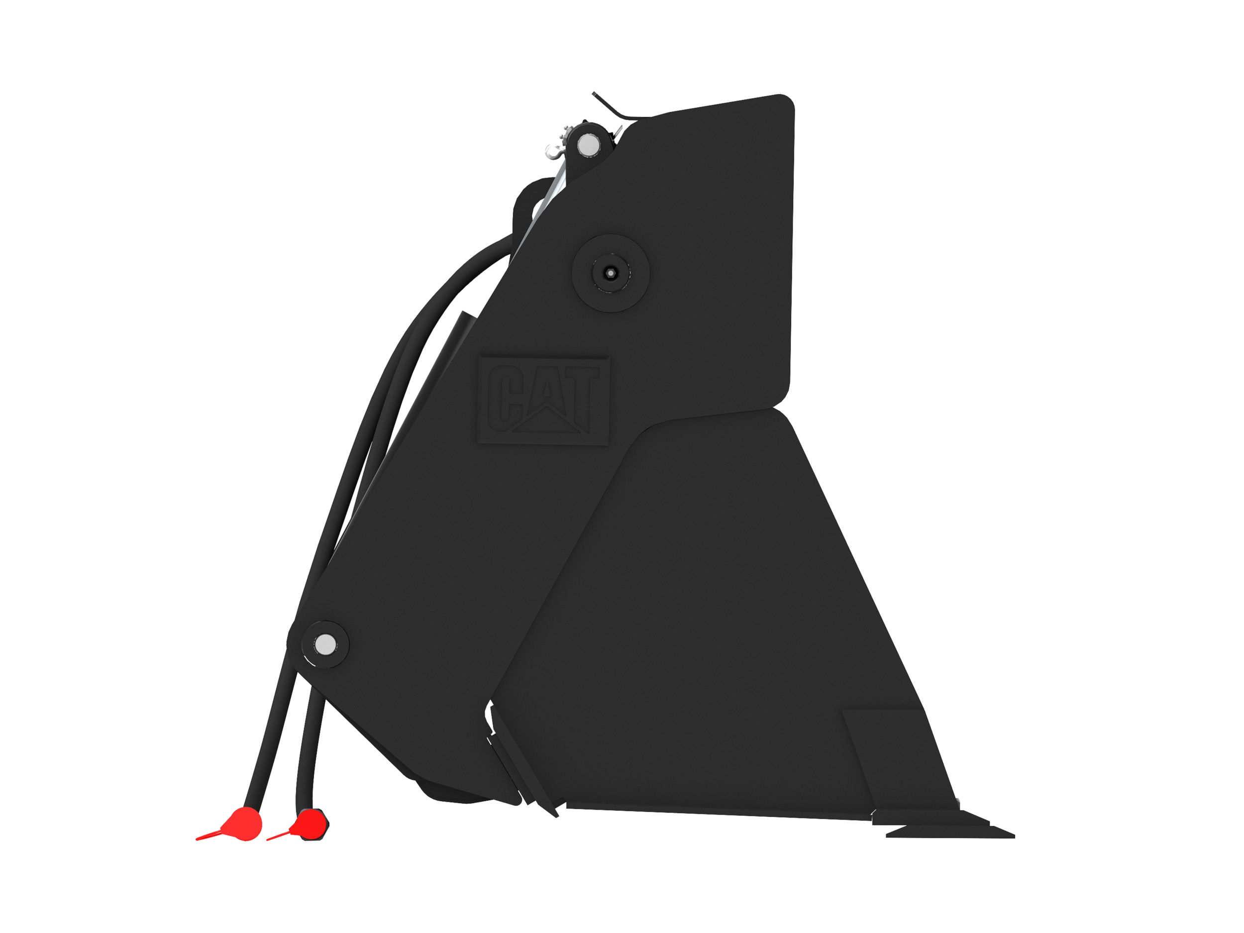 Ковш 0,9 м3 (1,2 ярда3), устройство смены навесного оборудования мини-погрузчика, режущая кромка с болтовым креплением (