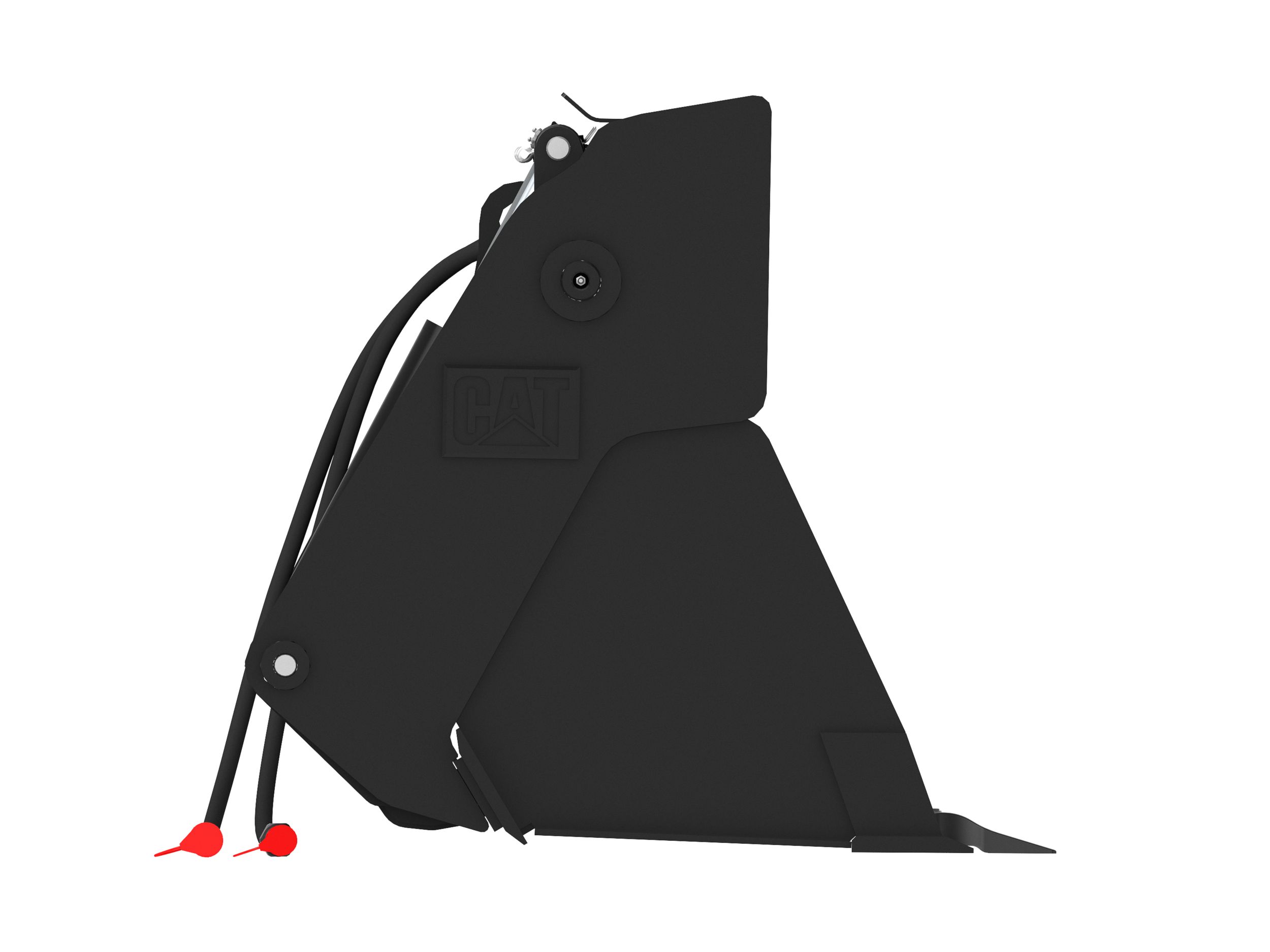 Ковш 0,9 м3 (1,2 ярда3), устройство смены навесного оборудования мини-погрузчика, зубья с болтовым креплением