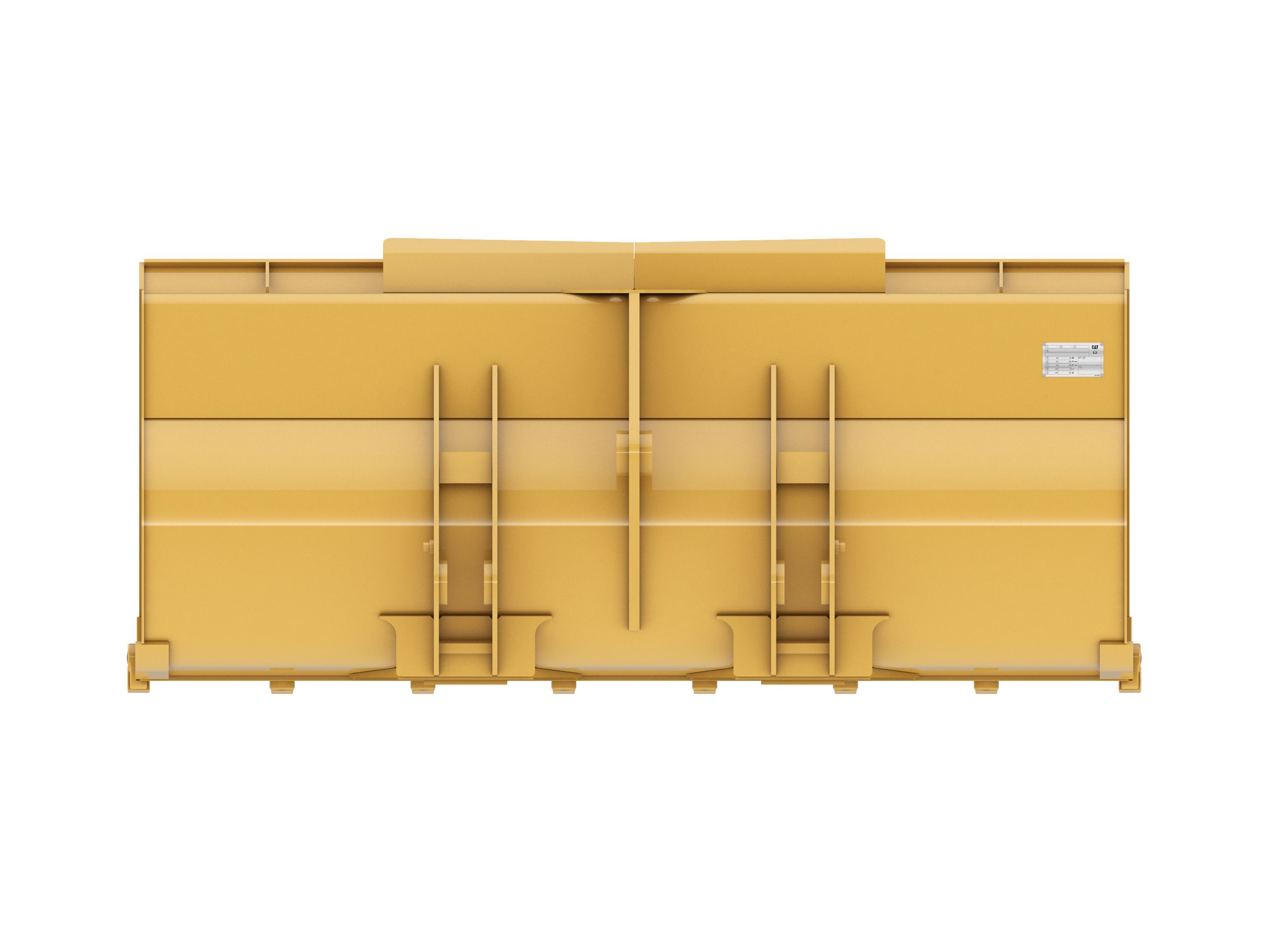 Ковш 1,5 м3 (2,0 ярда3), крепление на пальцах, зубья с болтовым креплением