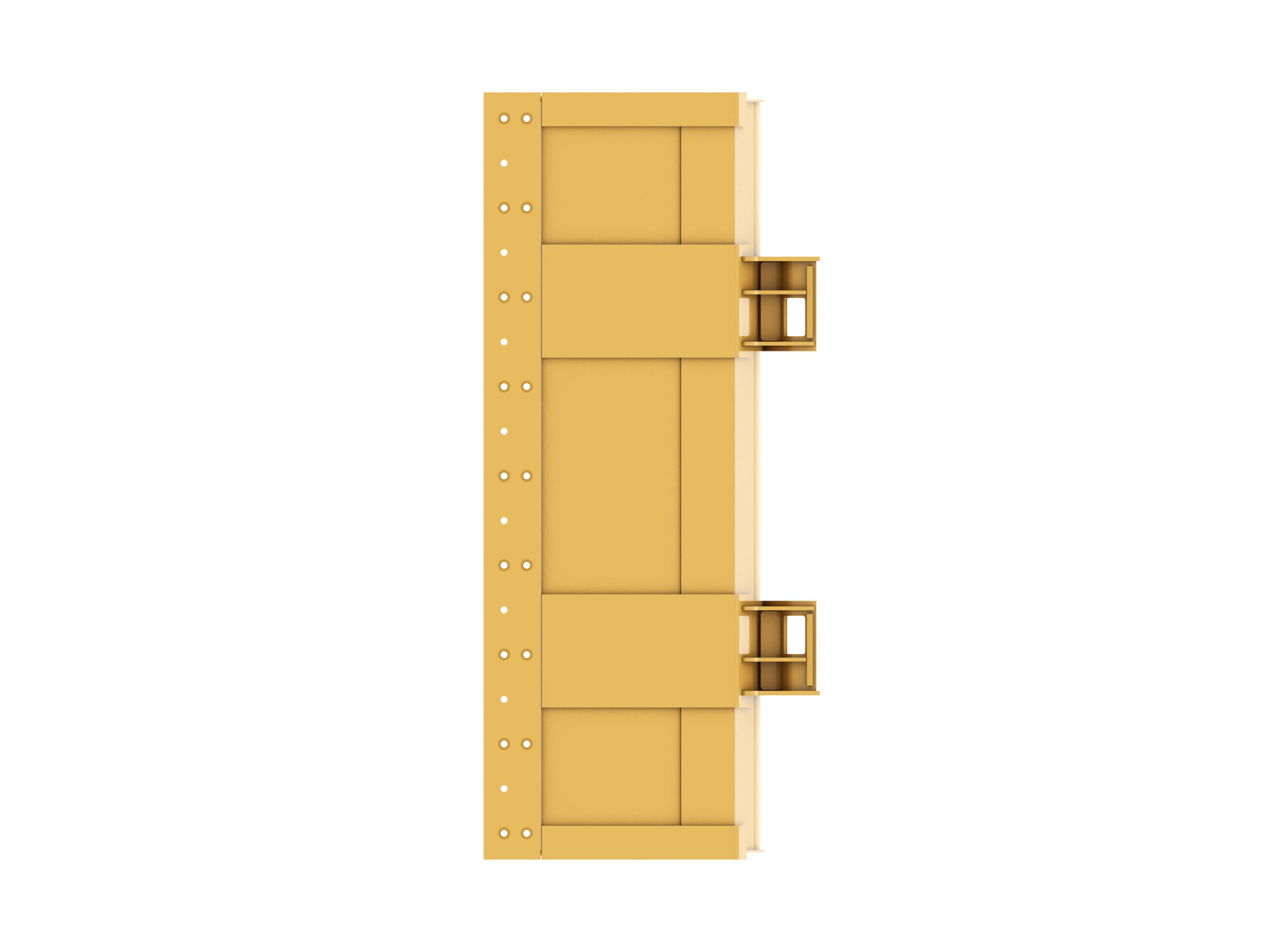 1.0 m3 (1.3 yd3), Skid Steer Coupler, Base Edge 