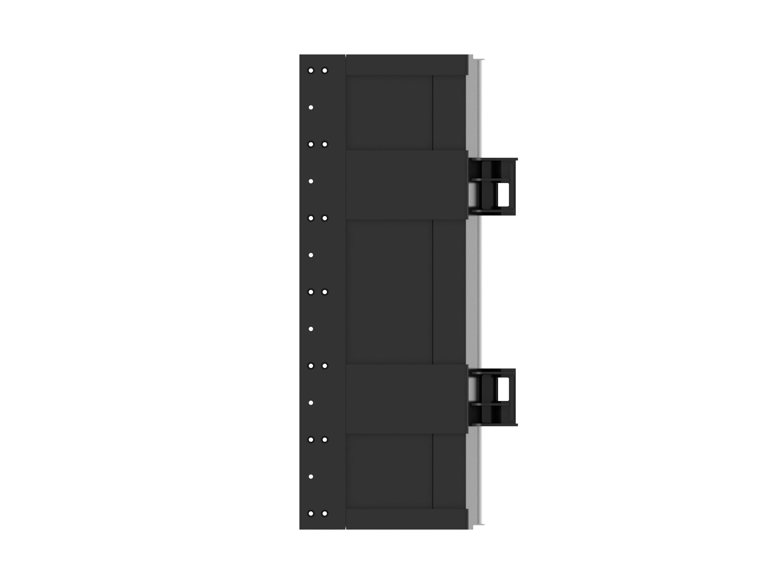 1.1 m3 (1.4 yd3), Skid Steer Coupler, Base Edge 