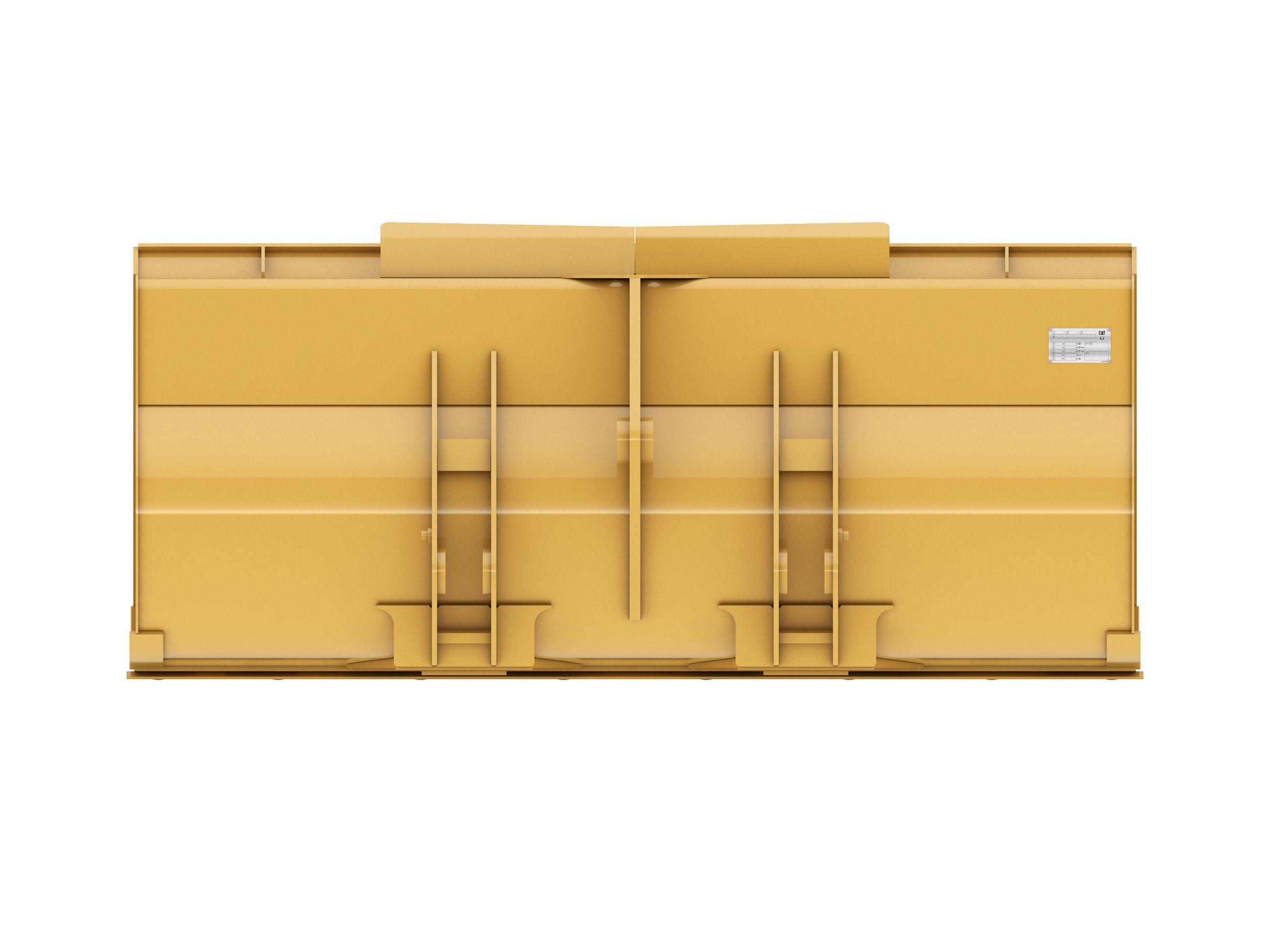 Ковш 1,6 м3 (2,1 ярда3), крепление на пальцах, режущая кромка с болтовым креплением