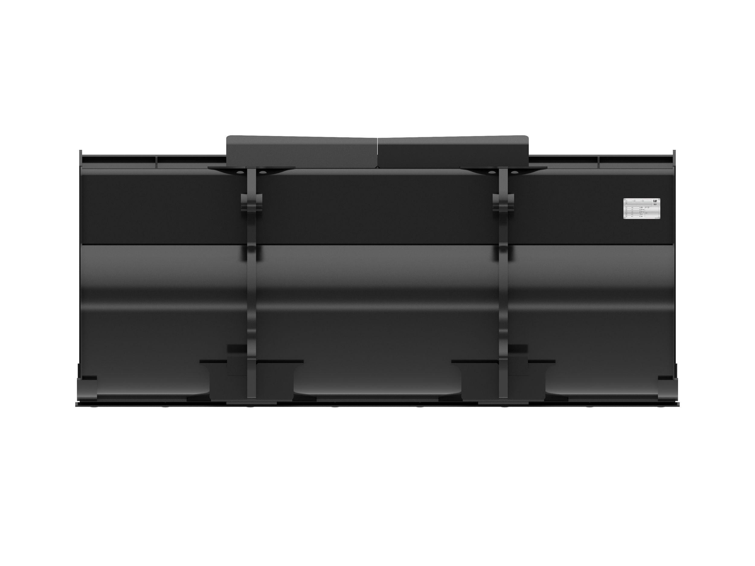 Ковш 1,5 м3 (2 ярда3), устройство смены навесного оборудования ISO, режущая кромка с болтовым креплением