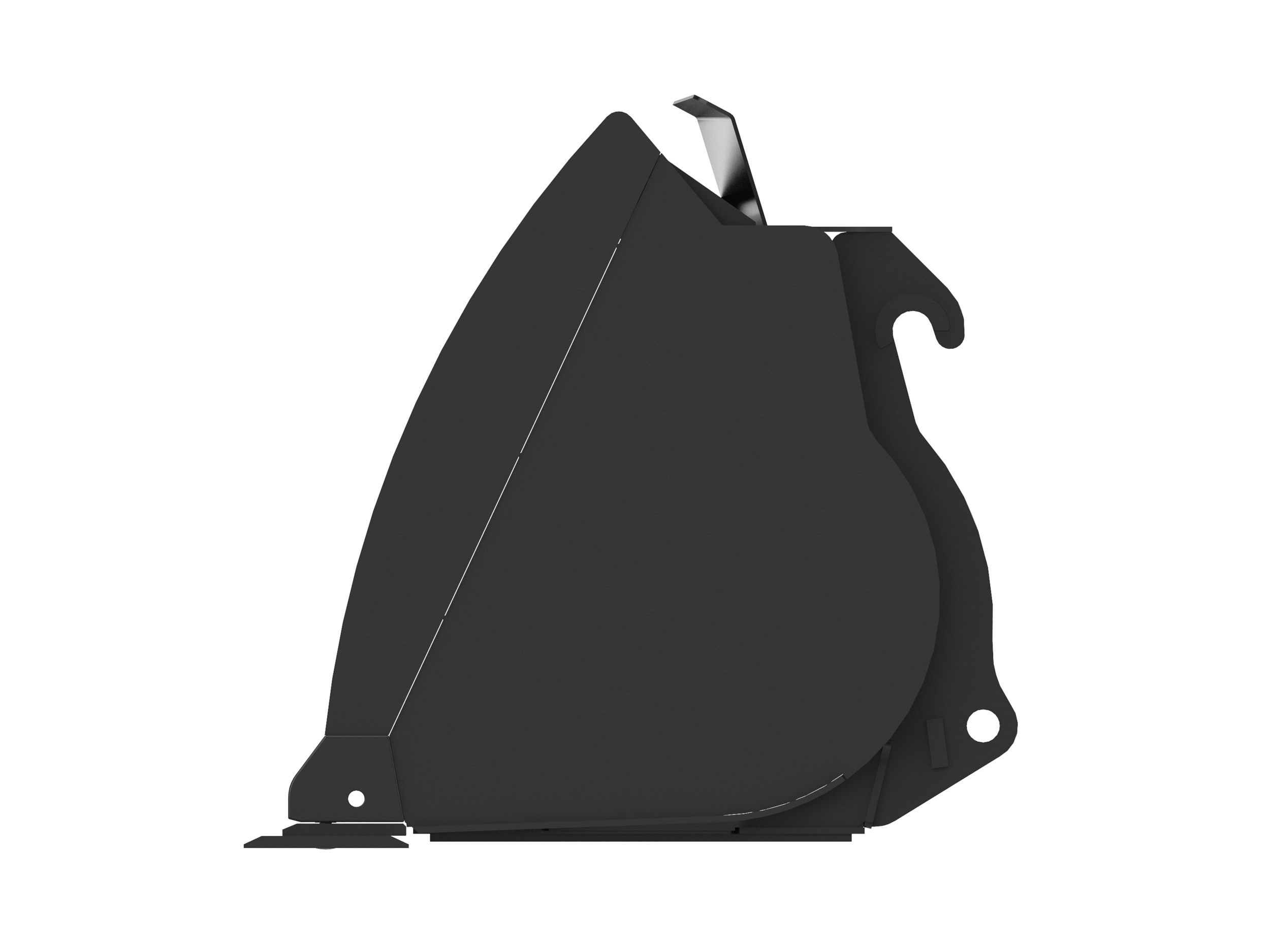 Ковш 1,9 м3 (2,5 ярда3), устройство смены навесного оборудования ISO, режущая кромка с болтовым креплением