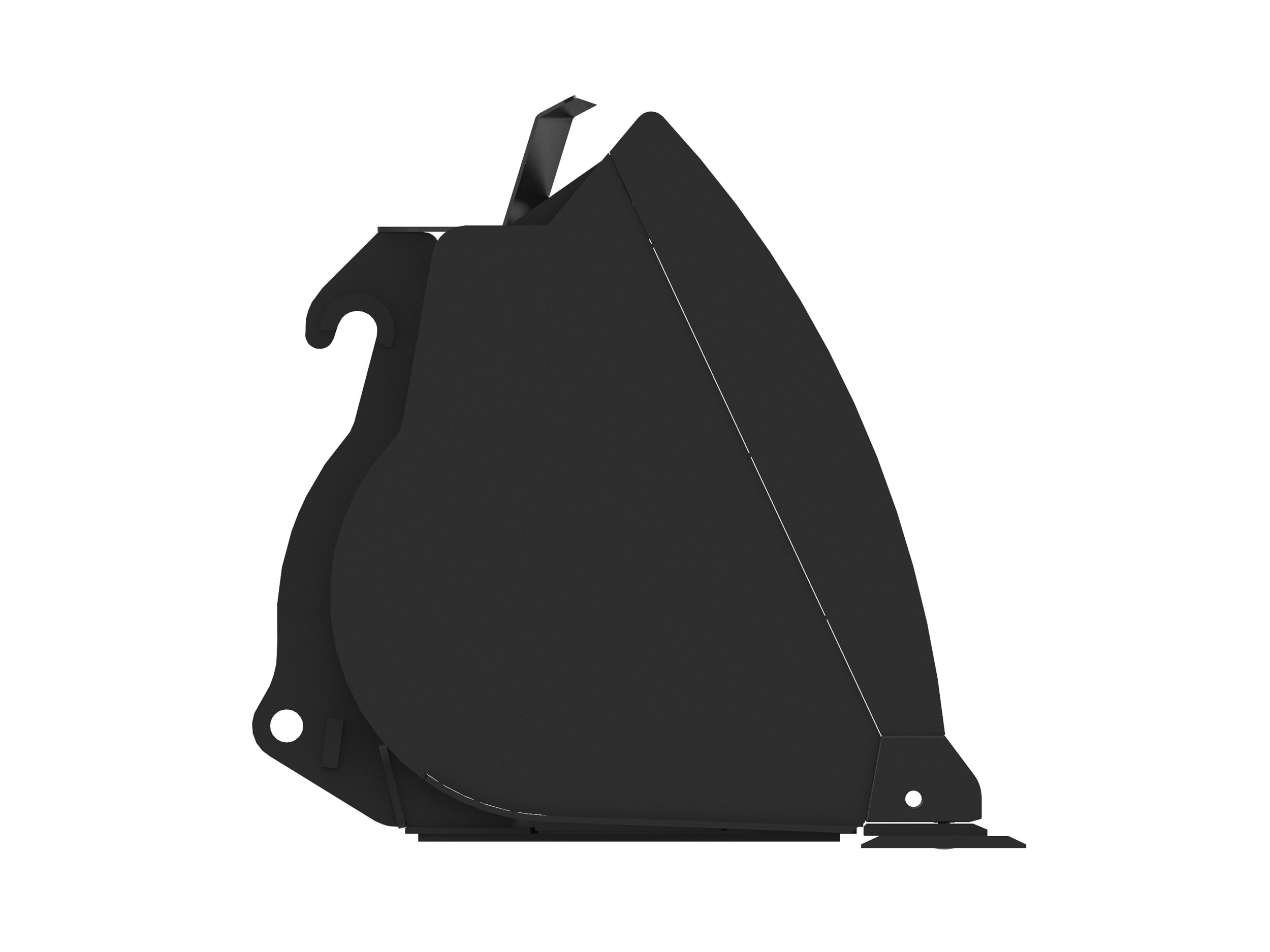 Ковш 1,9 м3 (2,5 ярда3), устройство смены навесного оборудования ISO, режущая кромка с болтовым креплением