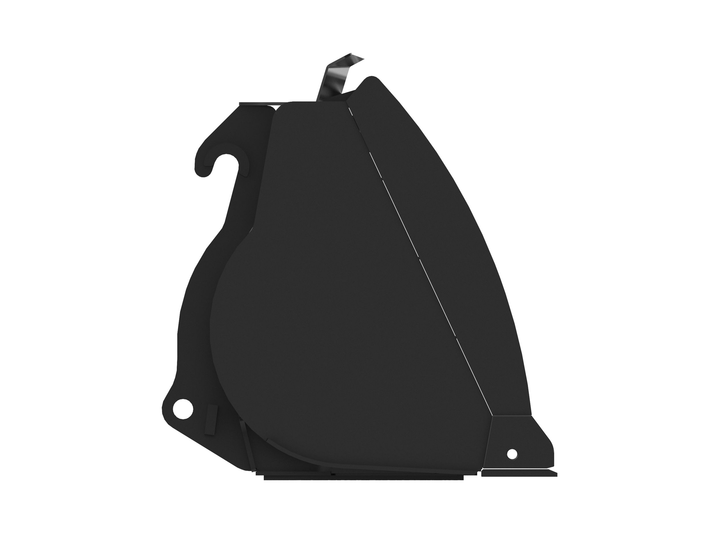 1.4 m3 (1.8 yd3), HPL-ISO Coupler, Base Edge 