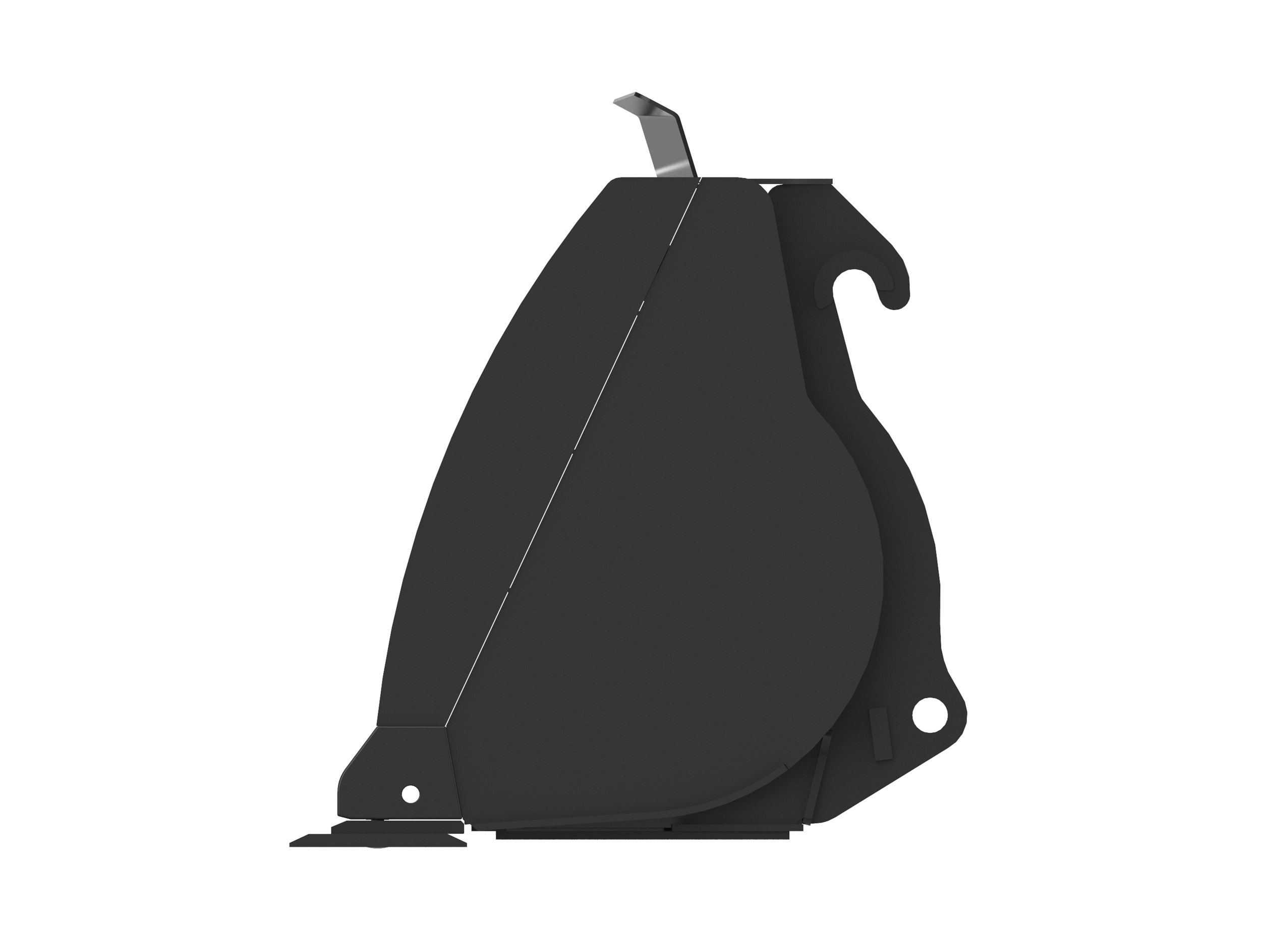 Ковш 1,3 м3 (1,7 ярда3), устройство смены навесного оборудования ISO, режущая кромка с болтовым креплением