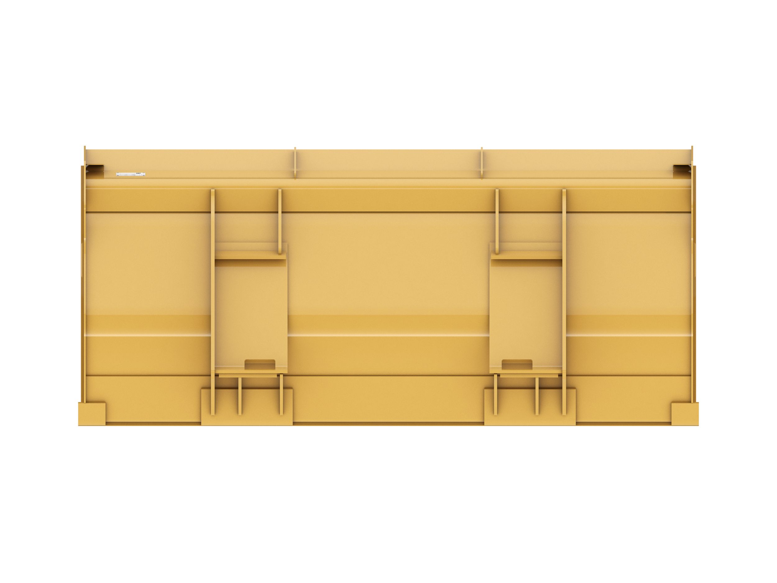 1.0 m3 (1.3 yd3), Skid Steer Coupler, Base Edge 