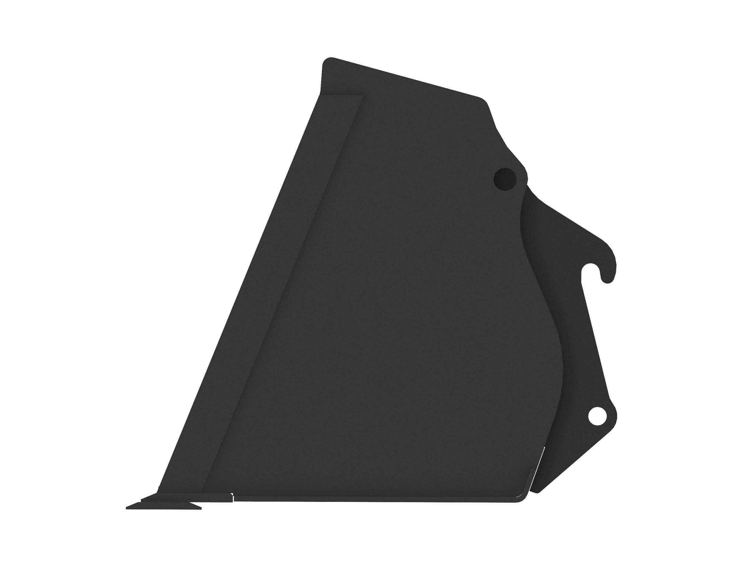 Ковш 1,3 м3 (1,7 ярда3), устройство смены навесного оборудования ISO, режущая кромка с болтовым креплением