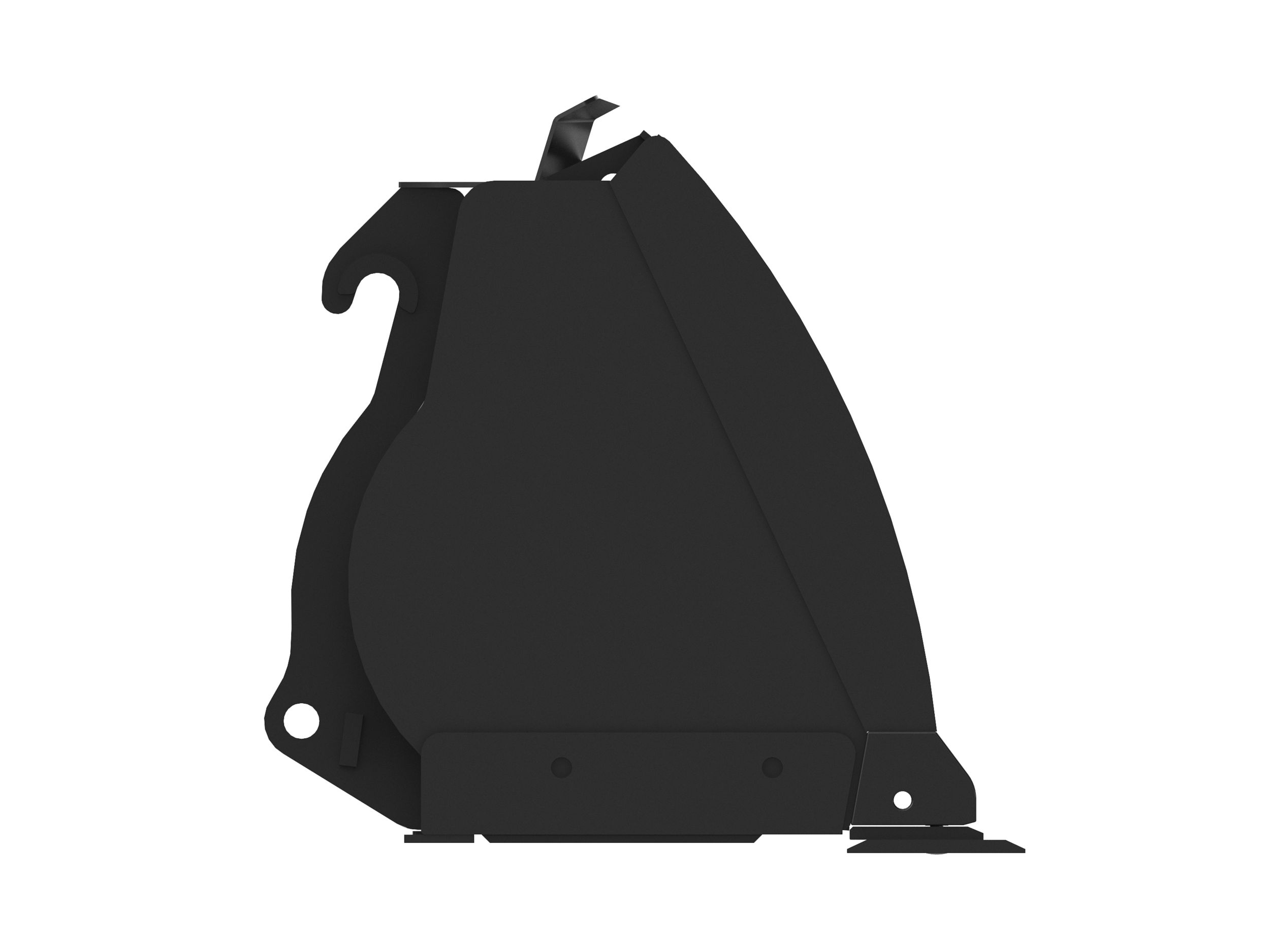 Ковш 1,7 м3 (2,2 ярда3), устройство смены навесного оборудования ISO, режущая кромка с болтовым креплением