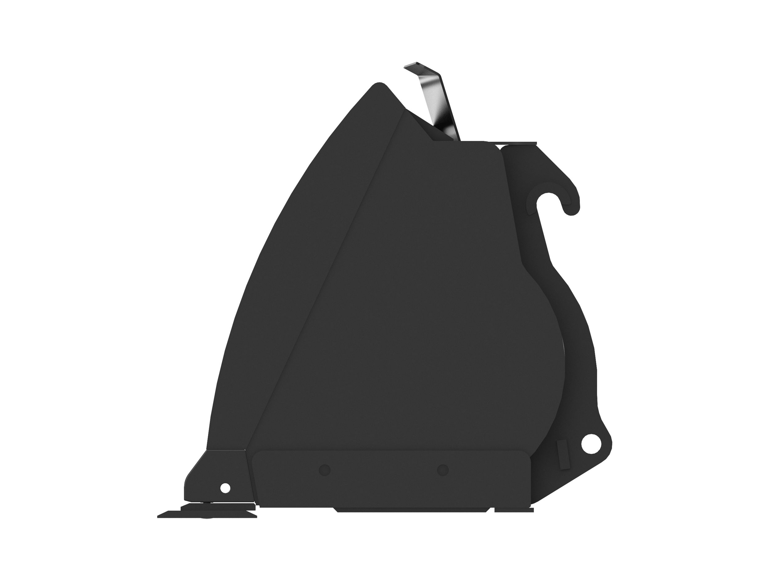 Ковш 1,9 м3 (2,5 ярда3), устройство смены навесного оборудования ISO, режущая кромка с болтовым креплением