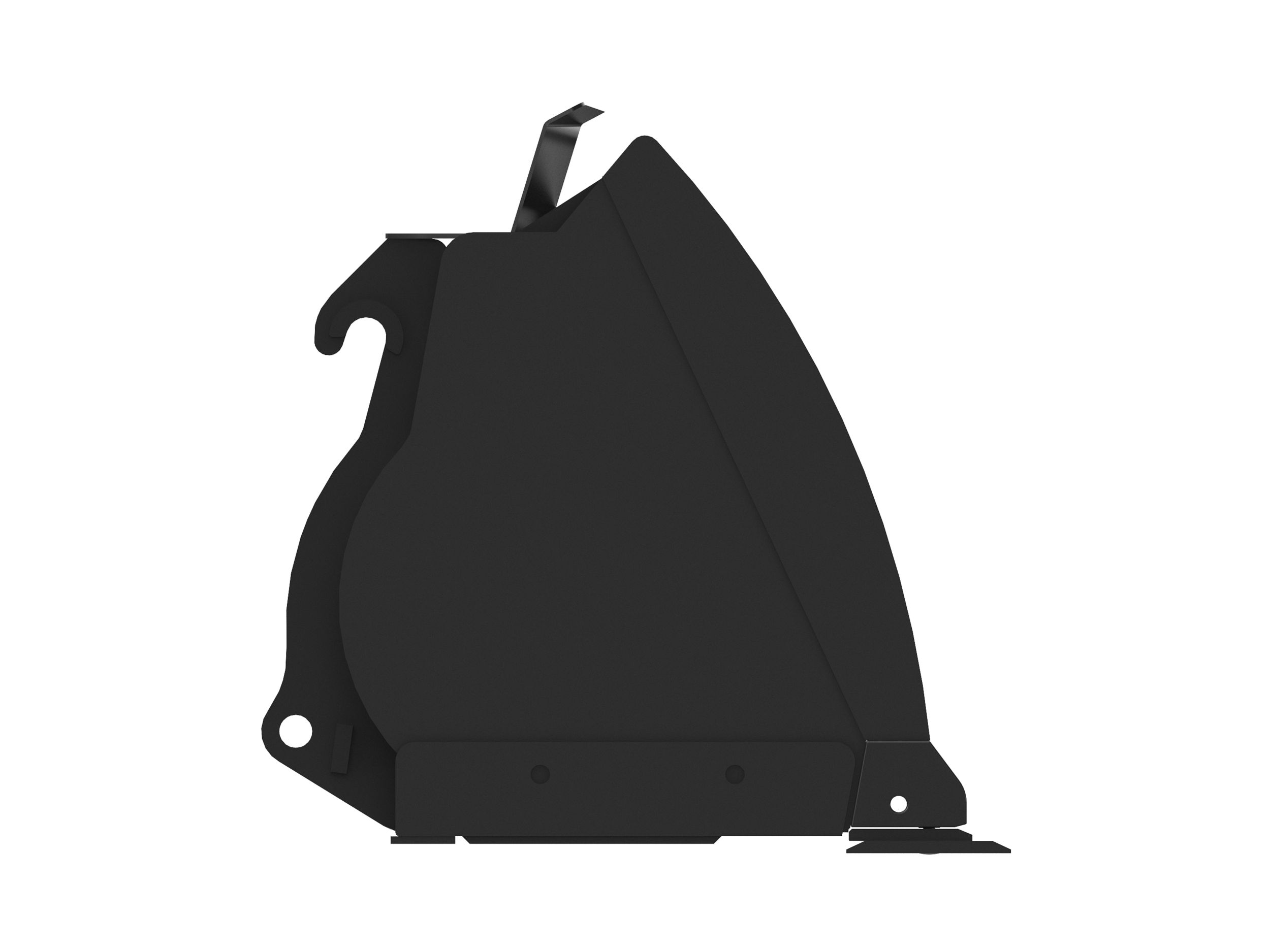 Ковш 1,9 м3 (2,5 ярда3), устройство смены навесного оборудования ISO, режущая кромка с болтовым креплением