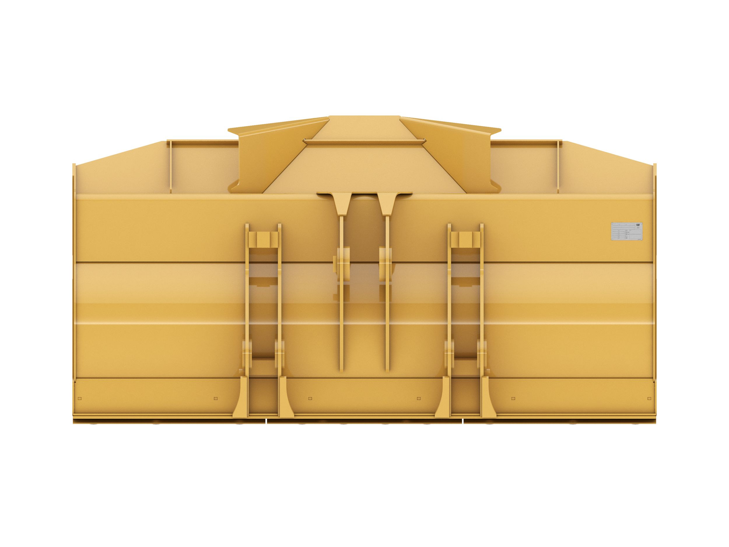 Ковш 2,9 м3 (3,8 ярда3), крепление на пальцах, приварные зубья