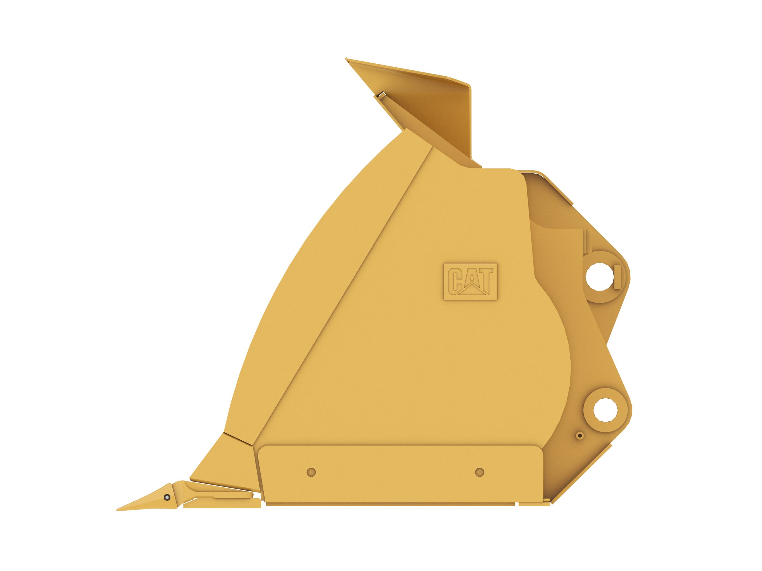 493-1855: 2,9 m3 (3,8 yd3), à claveter, dents soudées