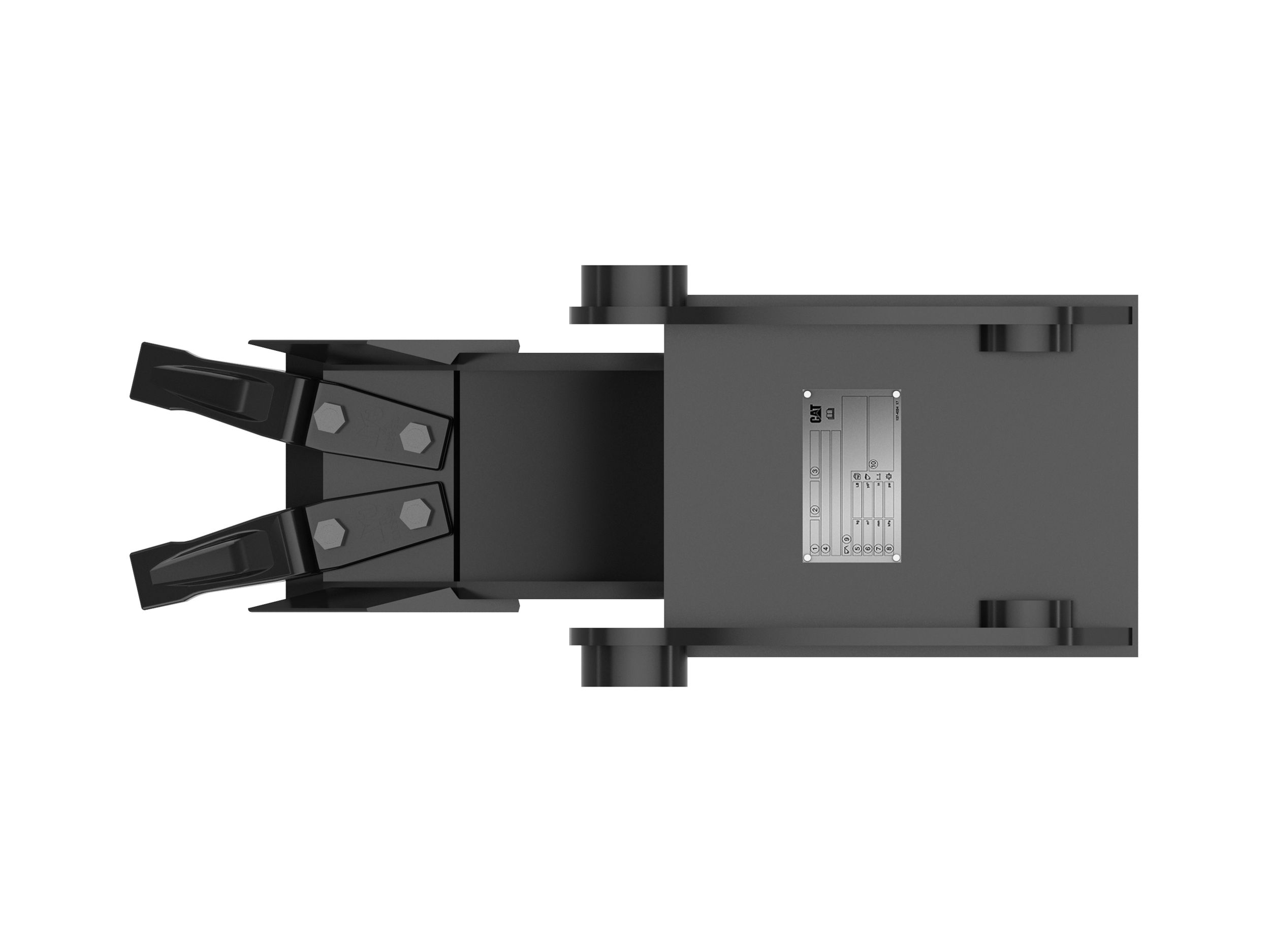 230 мм (9 дюймов), с креплением на пальцах