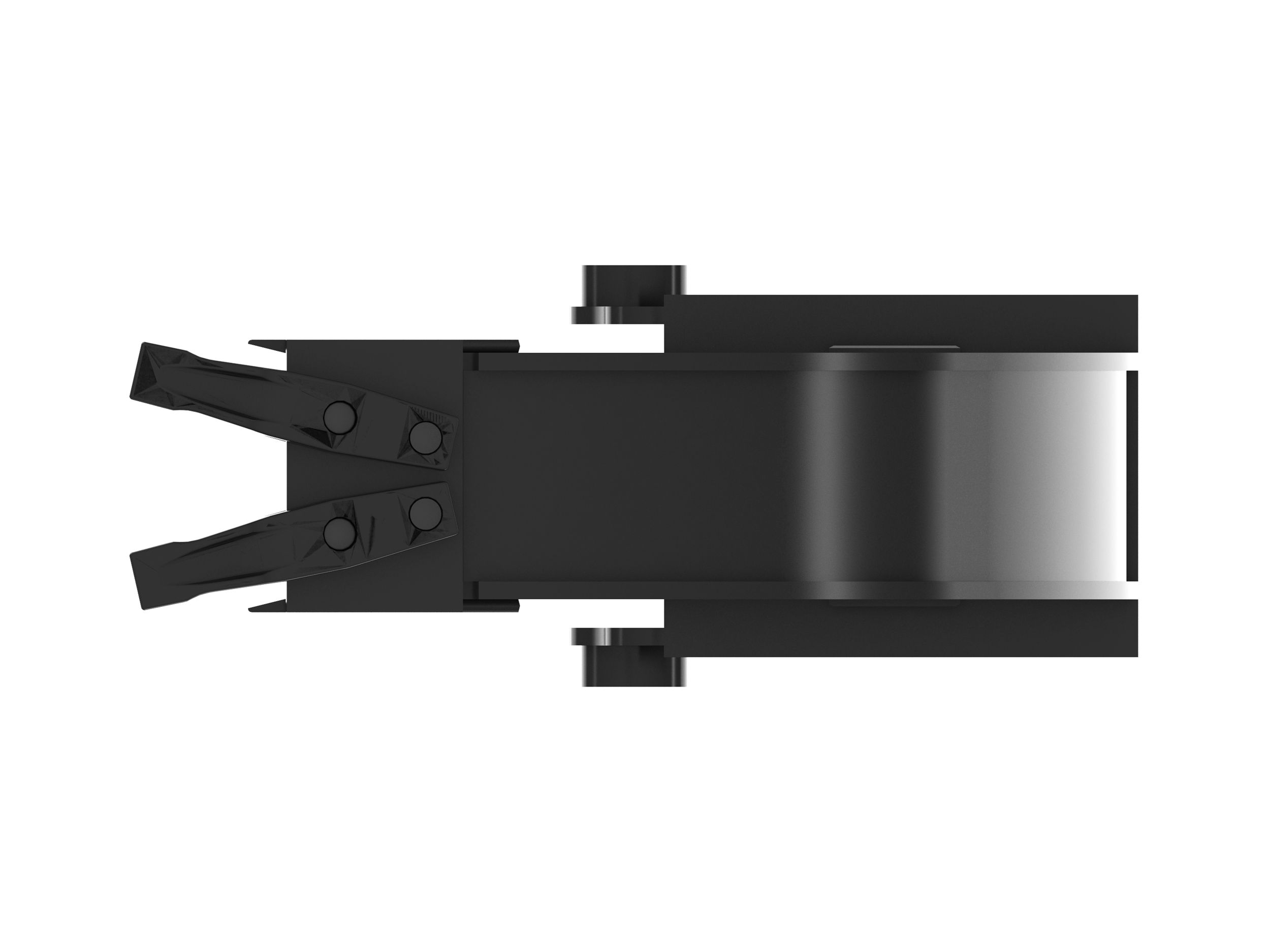 230 мм (9 дюймов), с креплением на пальцах