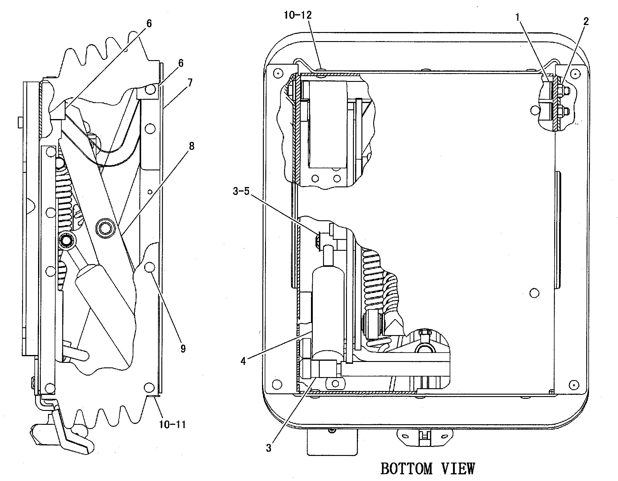 Подвеска в сборе — сиденье