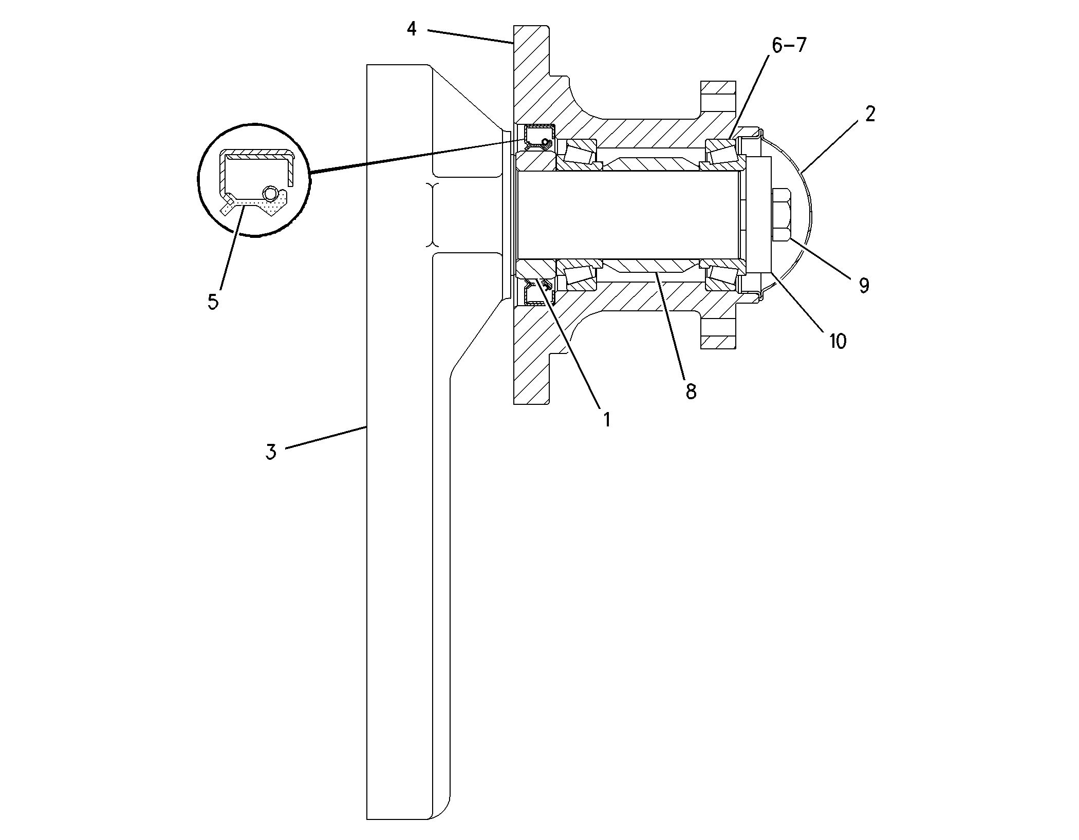 Основной привод вентилятора в сборе