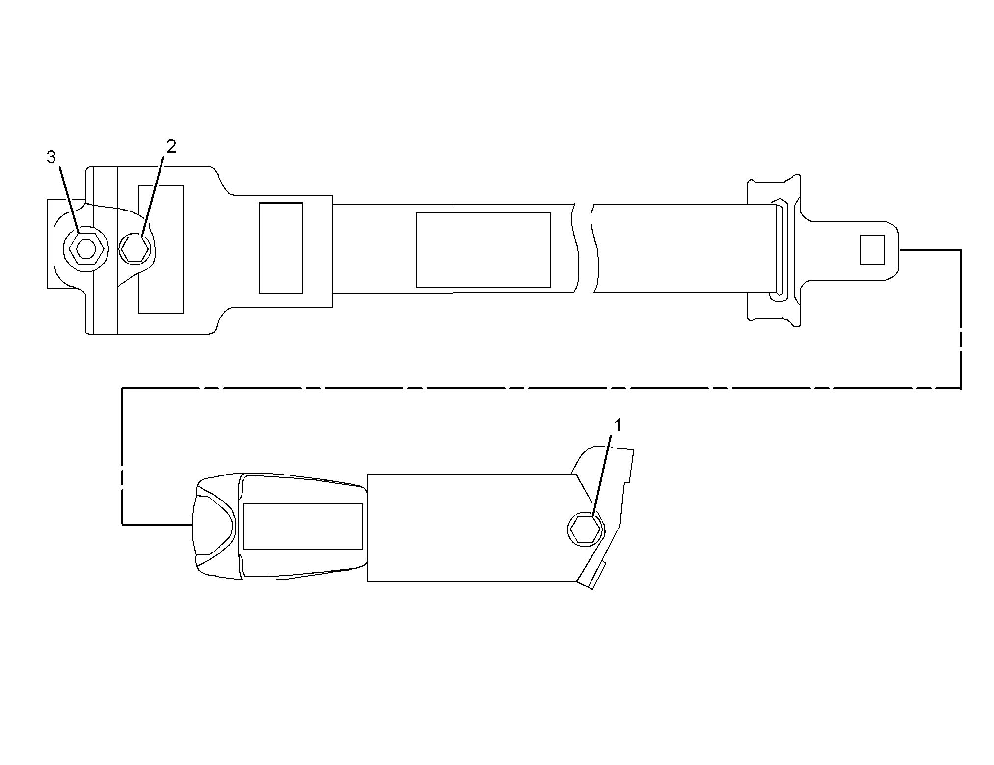 БЛОК РЕМНЯ СИДЕНЬЯ