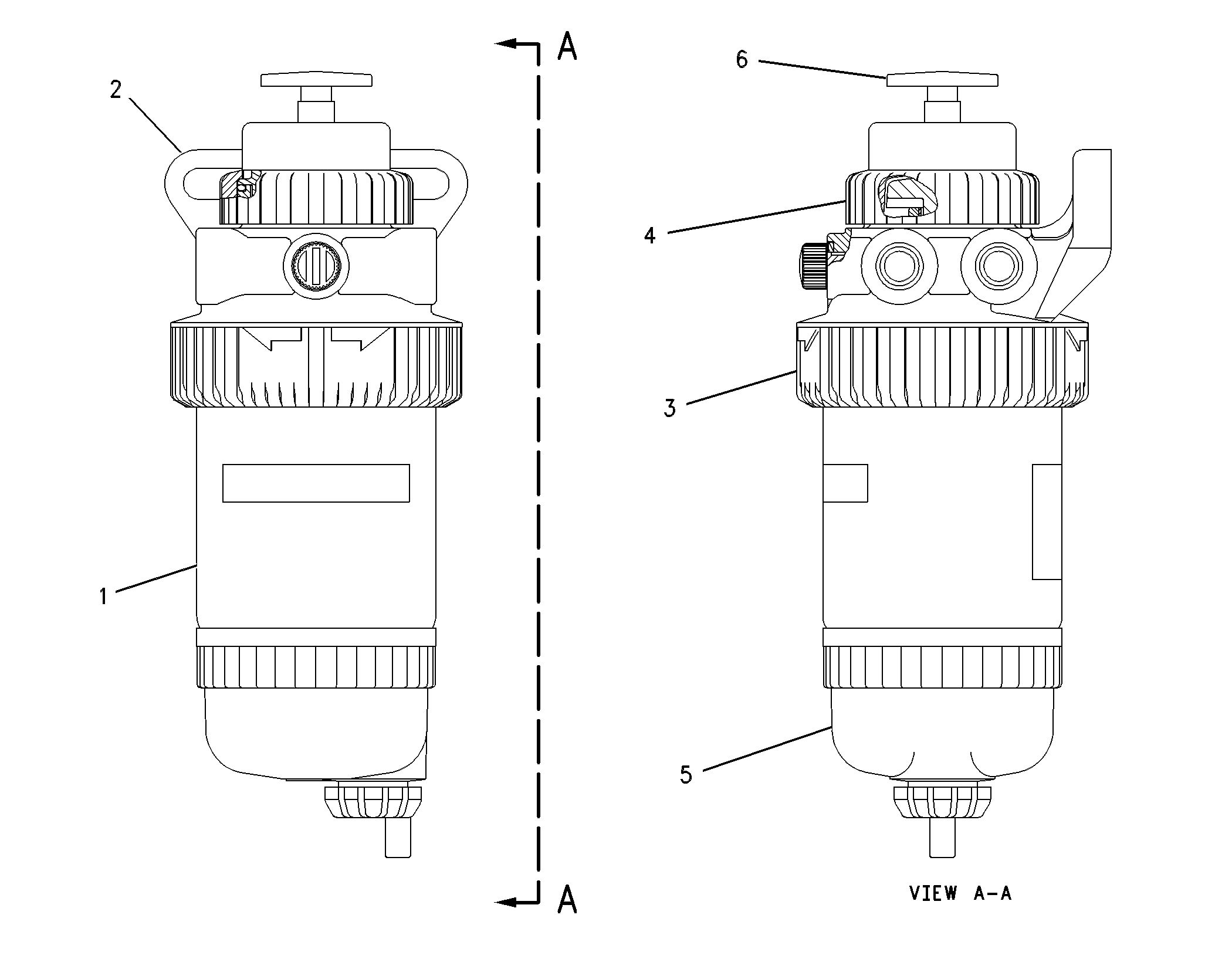 Fuel Water Separator Assembly 149-2683 for Caterpillar CAT