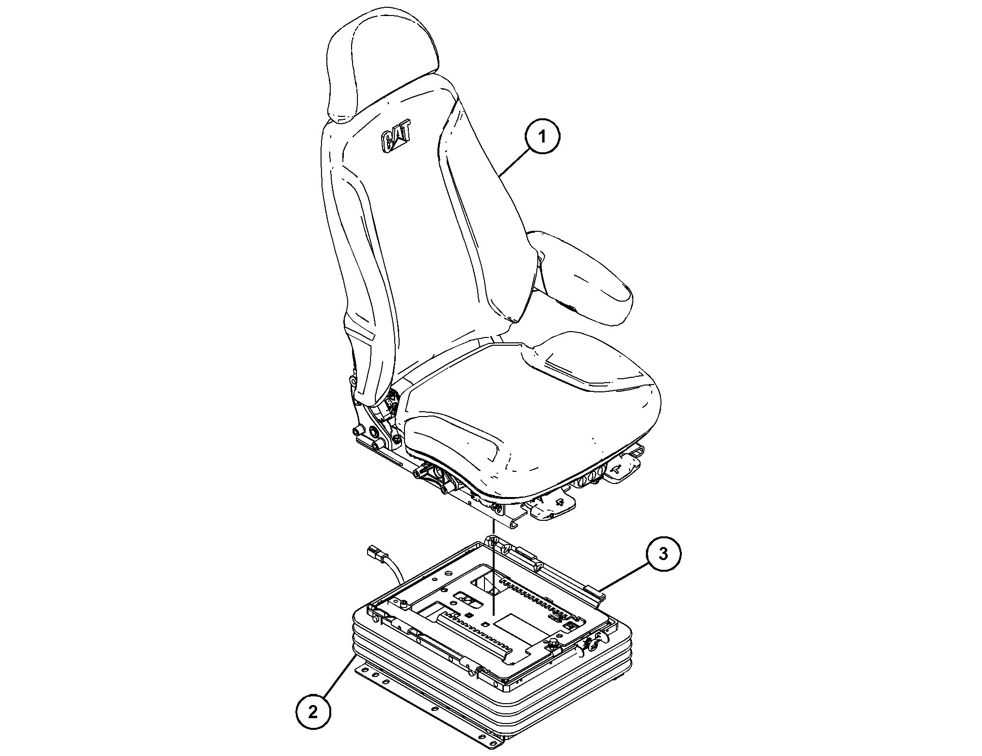 443-8255: СИДЕНЬЕ С ПОДВЕСКОЙ