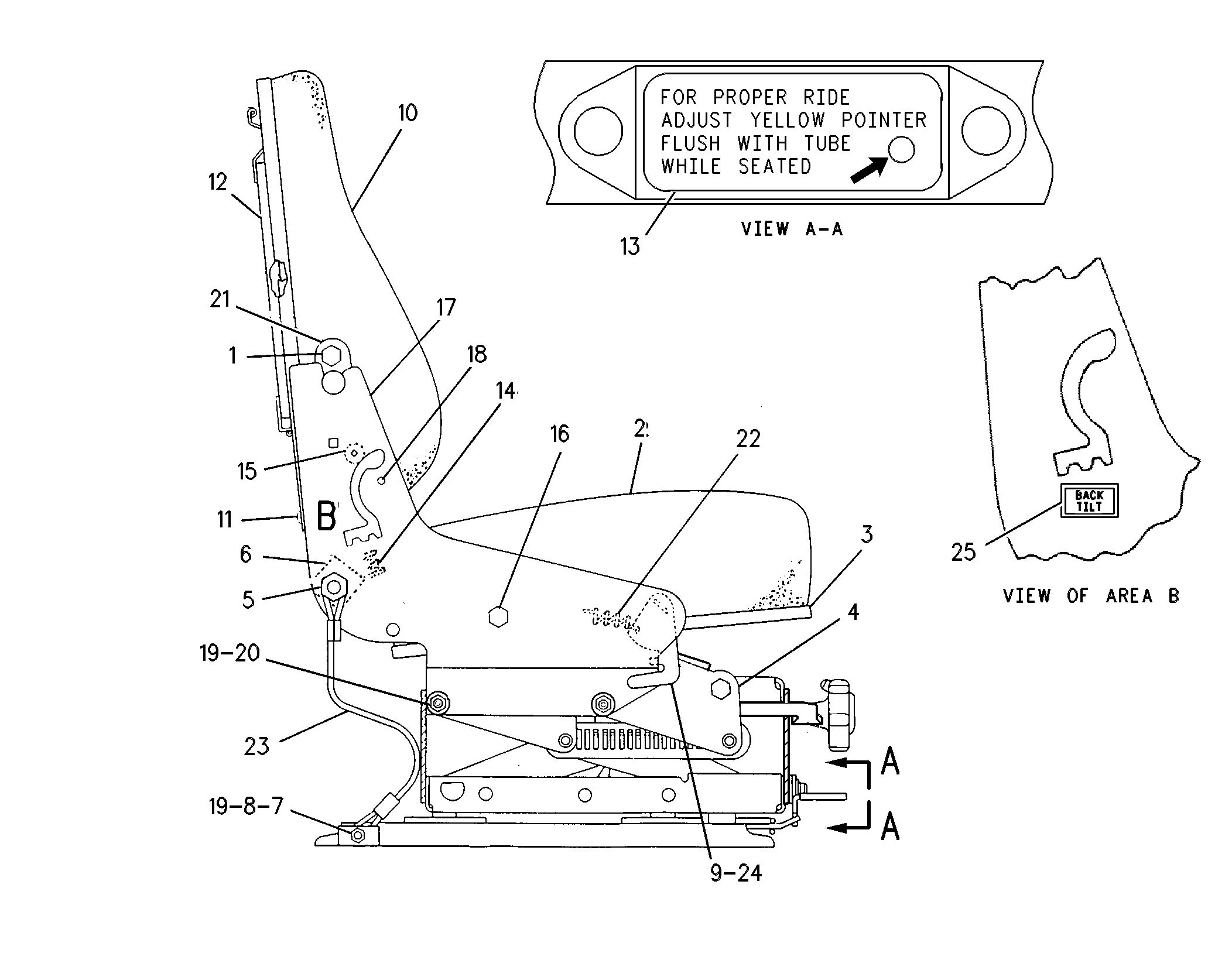 8Y-3914: Сиденье в сборе