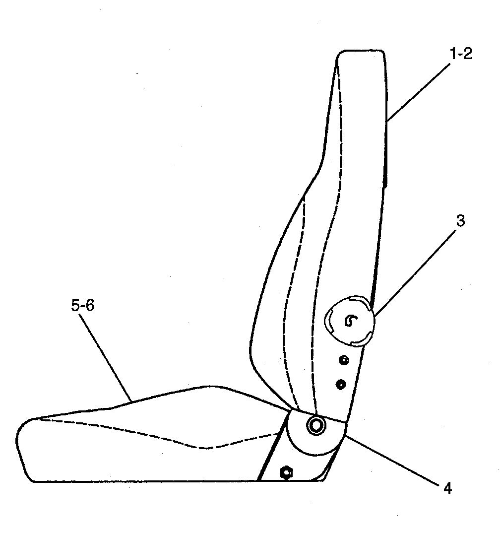 154-0775: Верхнее сиденье