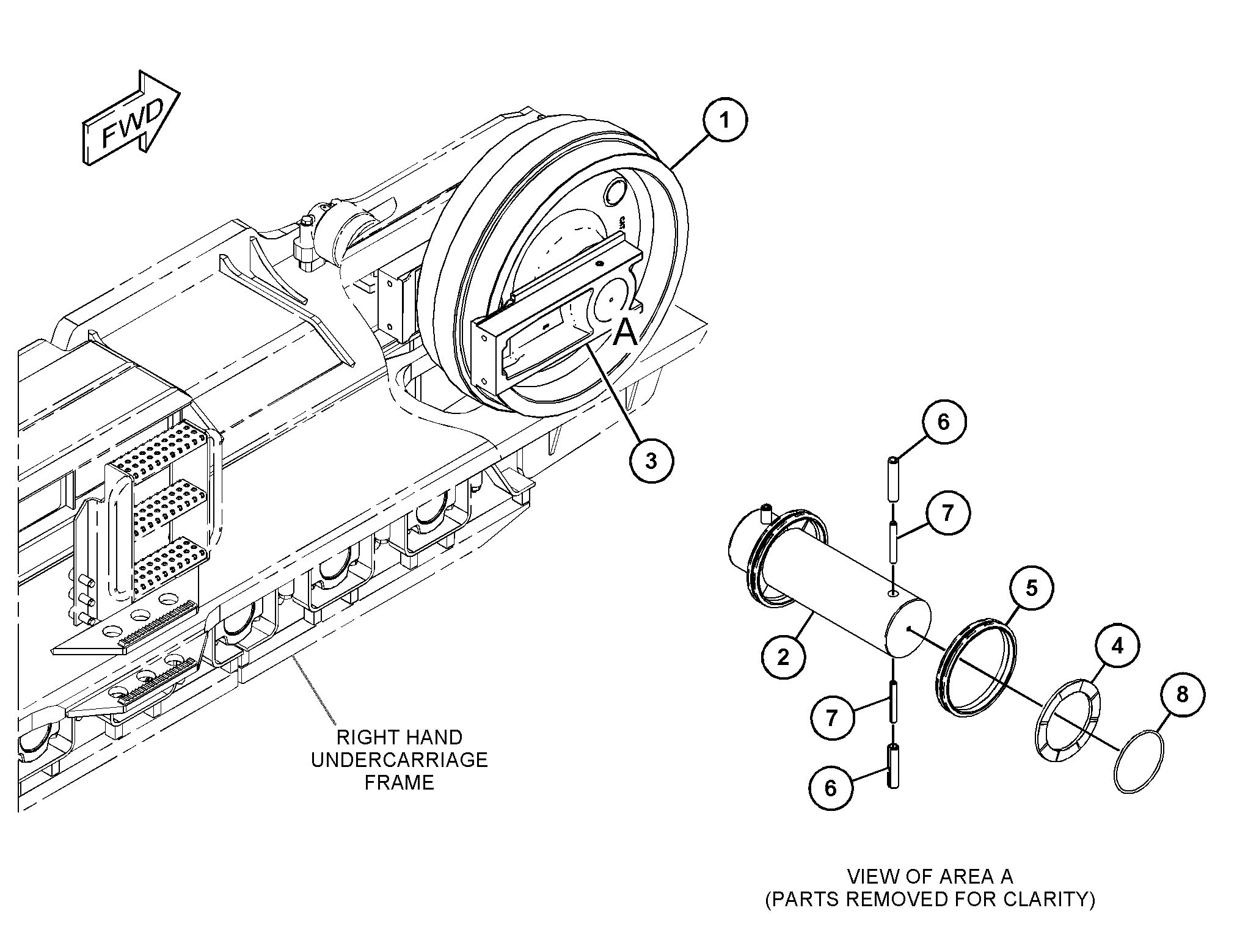 475-2636: НАПРАВЛЯЮЩЕЕ КОЛЕСО ПЕРЕДНЕЕ