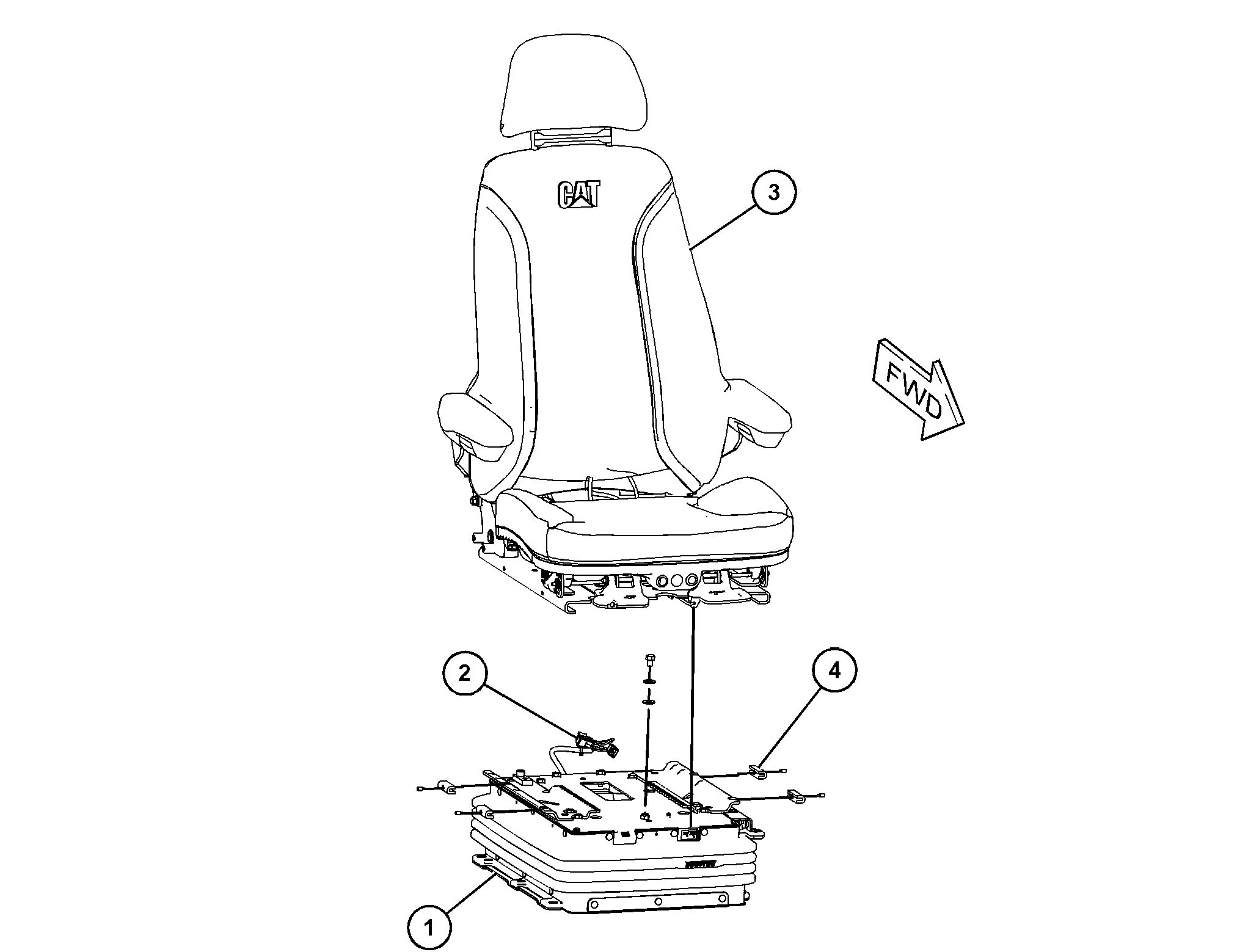 421-1203: СИДЕНЬЕ С ПОДВЕСКОЙ