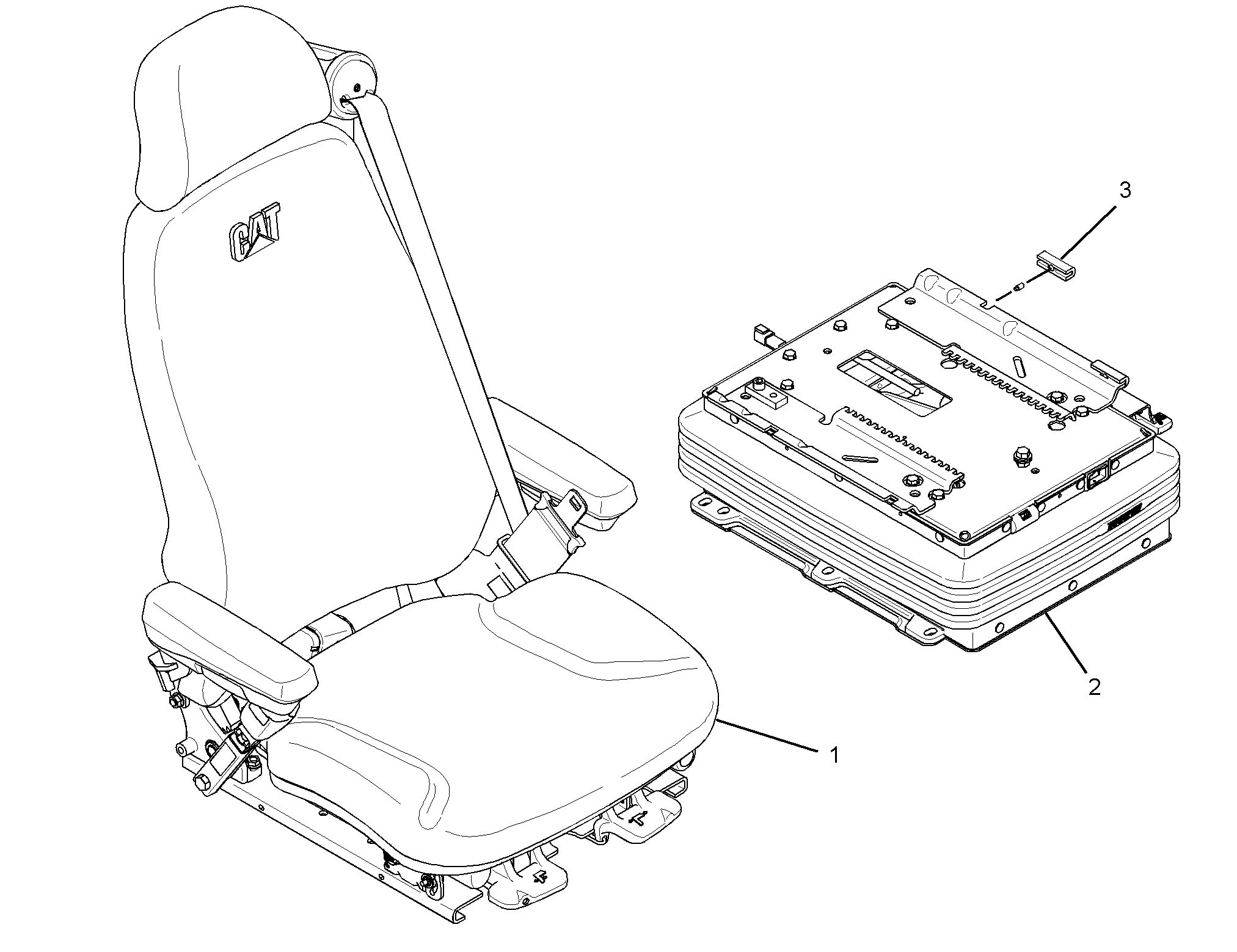Сиденье подрессоренное
