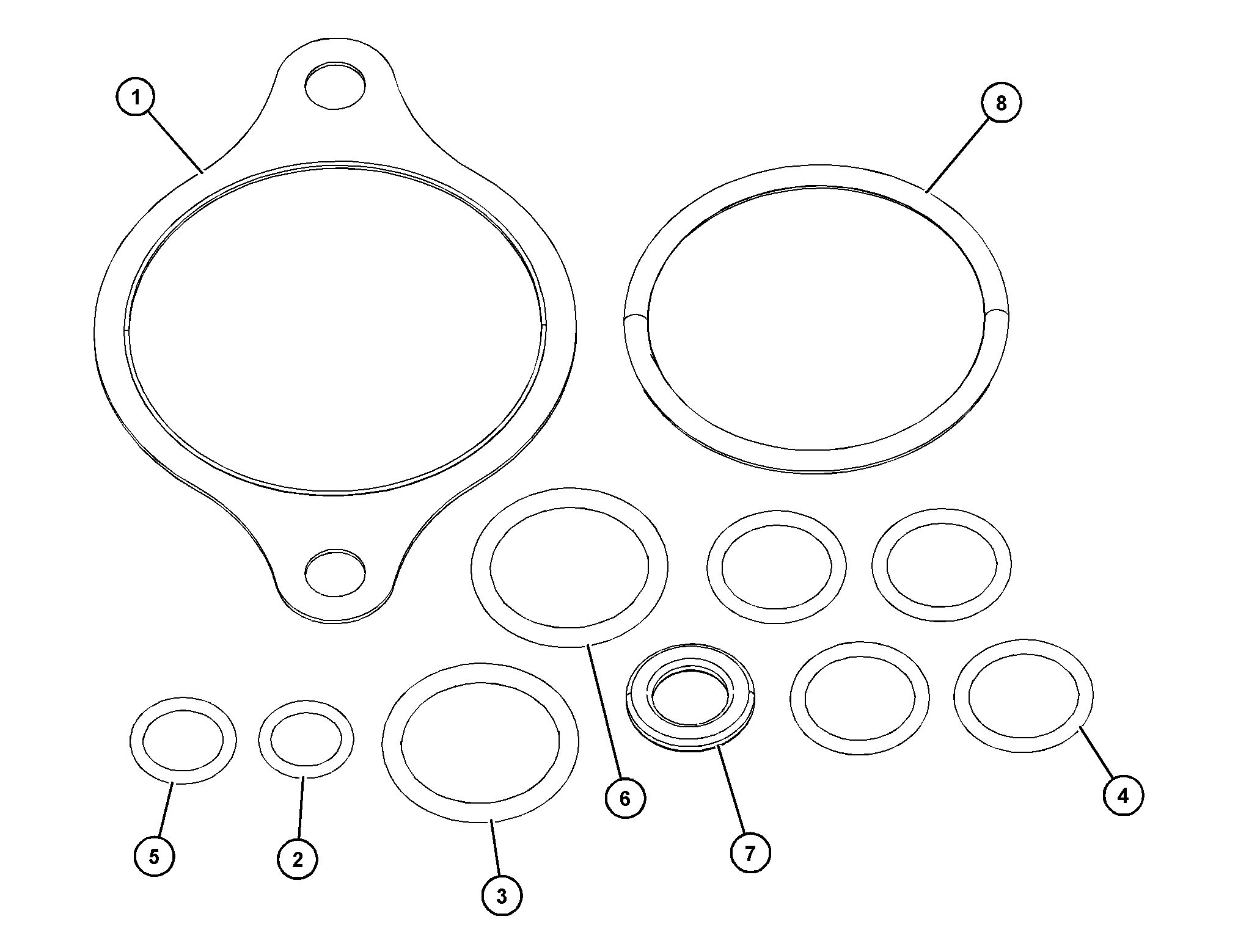 460-2429: Water Pump Install Kit 4602429 купить