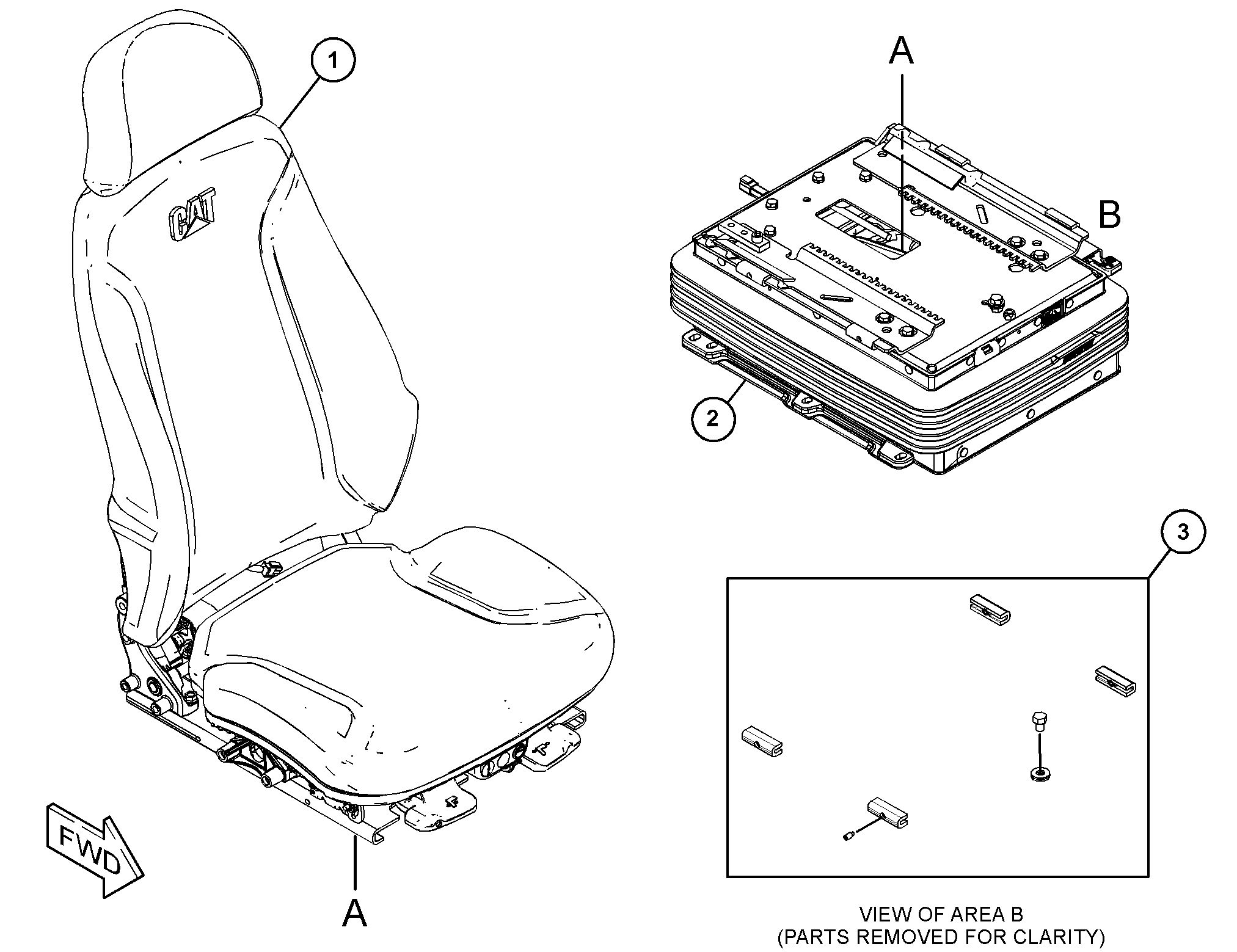 421-1224: СИДЕНЬЕ С ПОДВЕСКОЙ