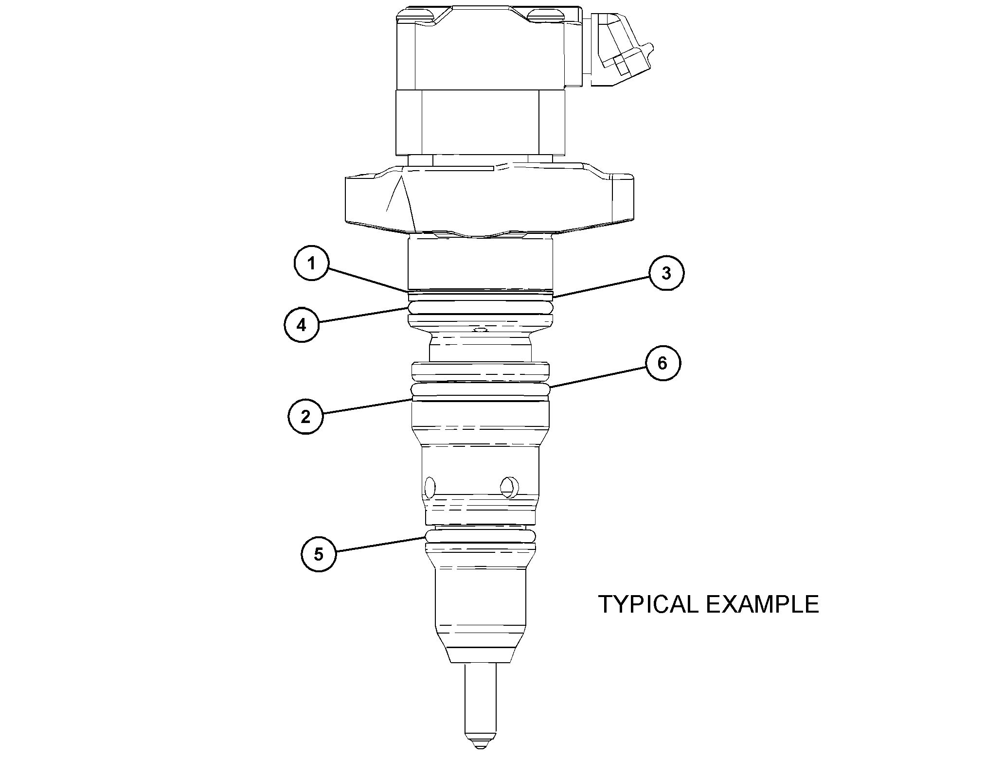 КОМПЛЕКТ ДЛЯ УСТАНОВКИ ОДНОЙ ТОПЛИВНОЙ ФОРСУНКИ