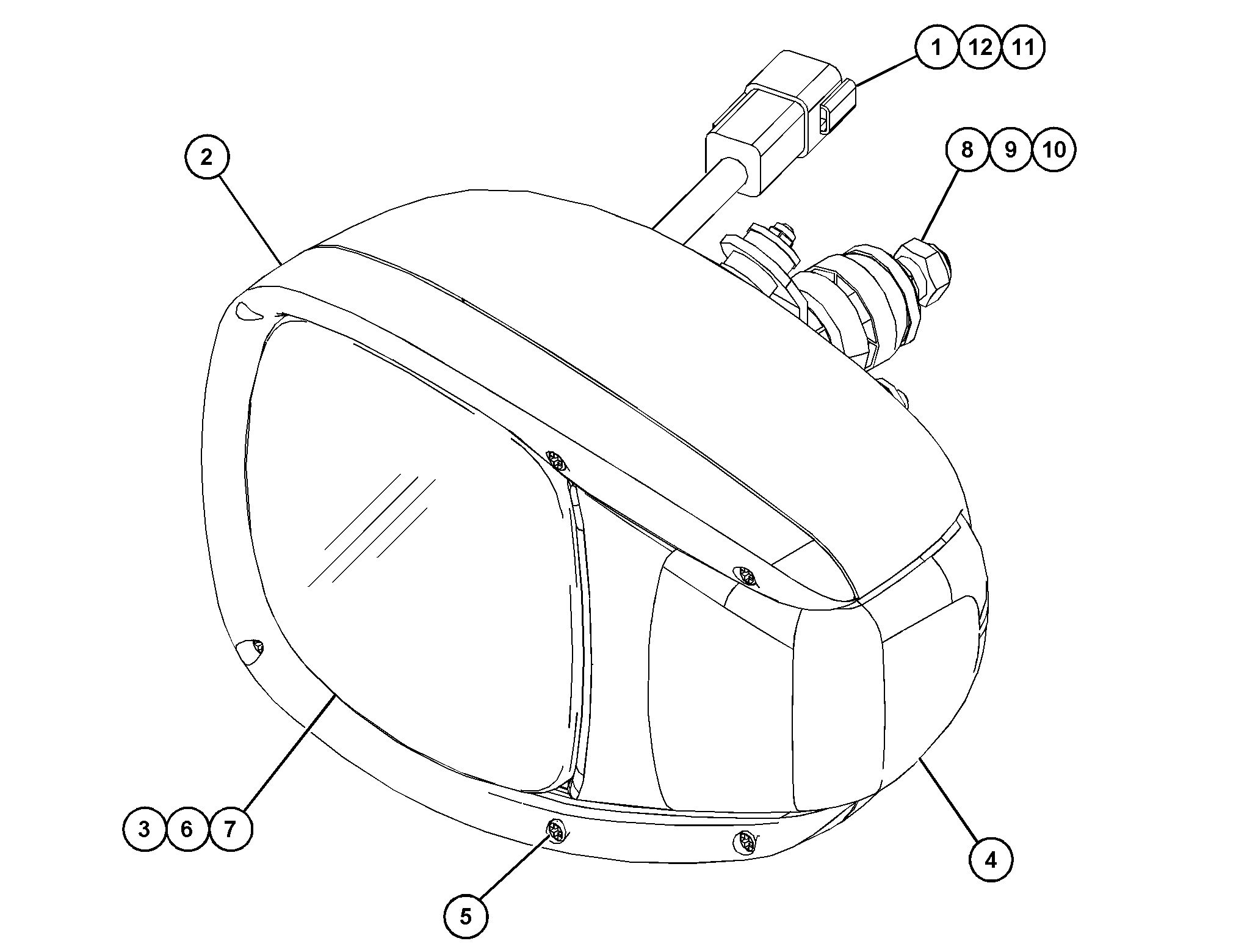 466-0651: Фара / указатель поворота