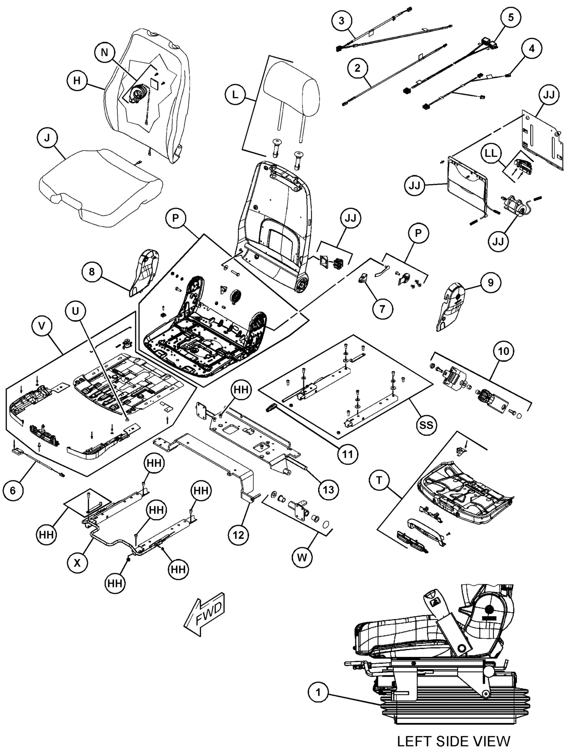 СИДЕНЬЕ С ПОДВЕСКОЙ