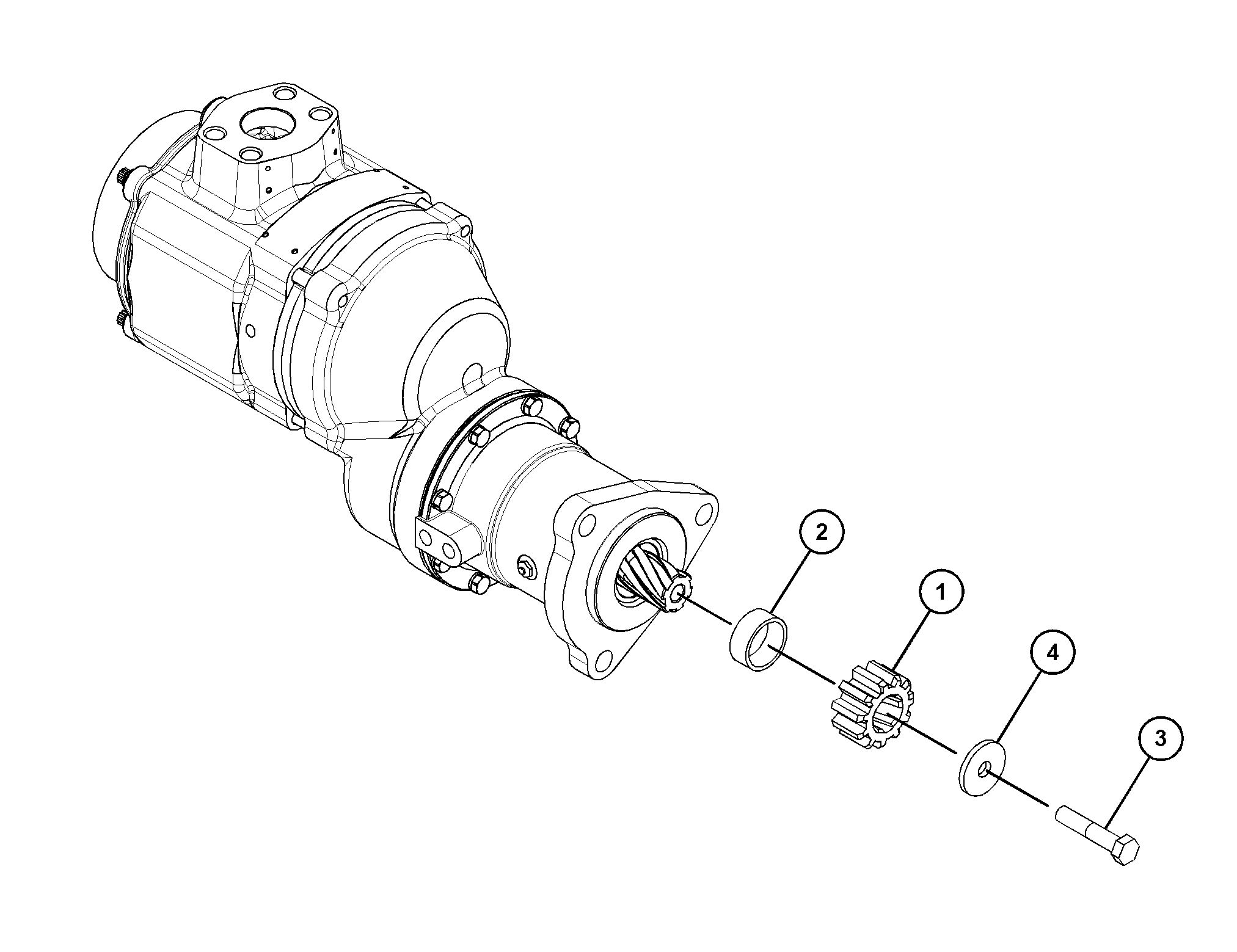 Комплект фиксатора поршня