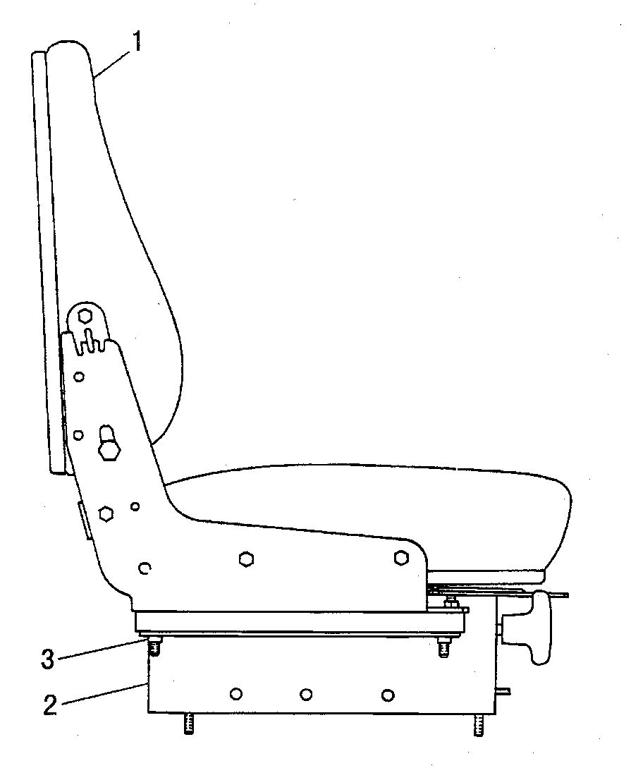 9C-3696: Сиденье в сборе