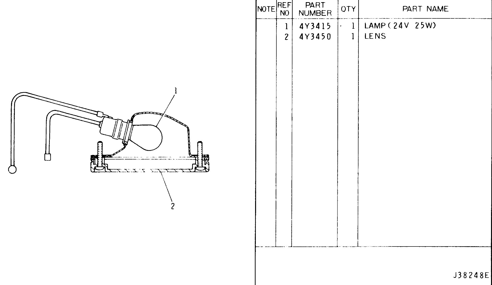 4Y-3448: ЛАМПА В СБОРЕ