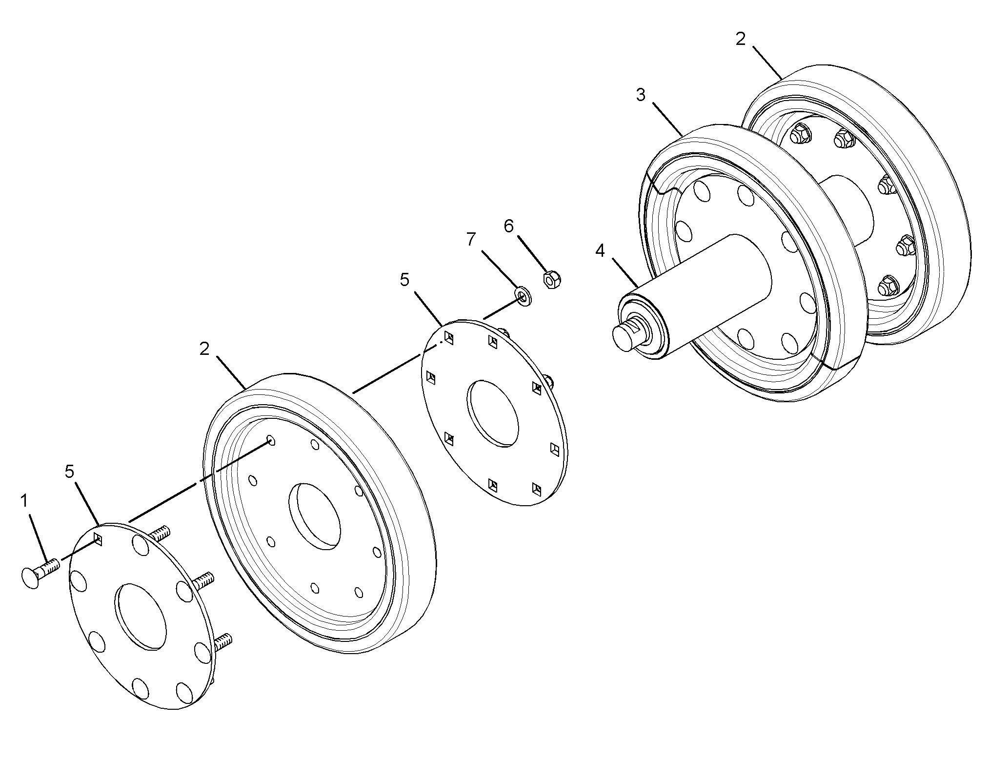 Группа направляющего колеса