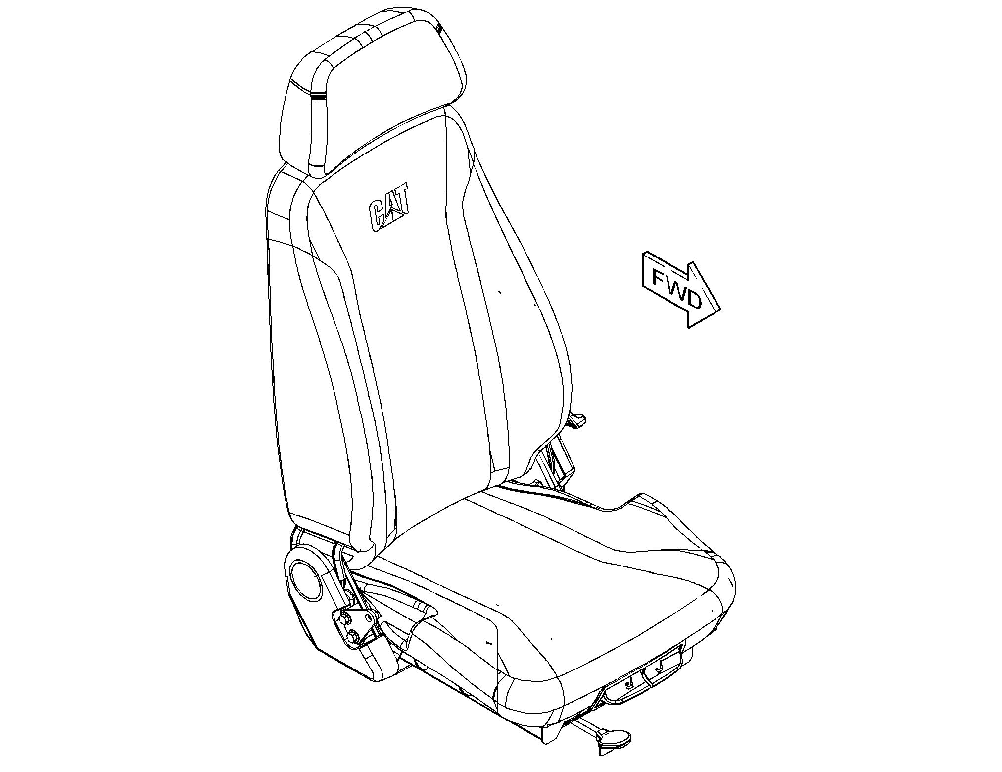 439-4853: Сиденье (высокая спинка)