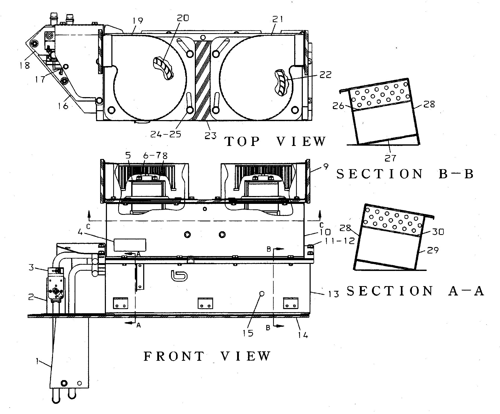 100-3965: Блок нагревателя