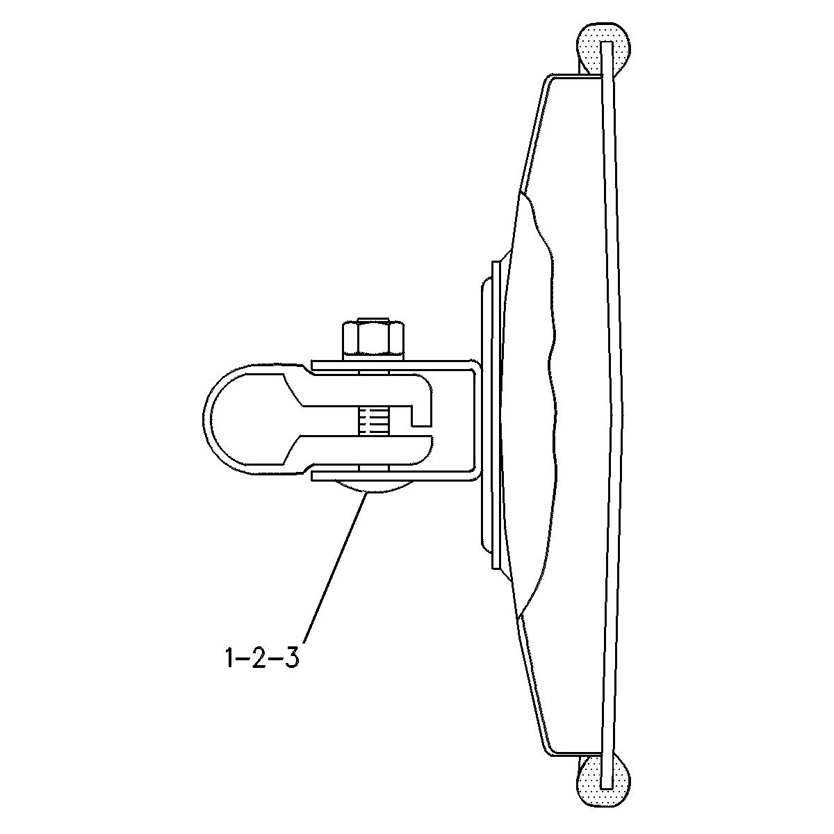 5W-1128: Зеркало в сборе