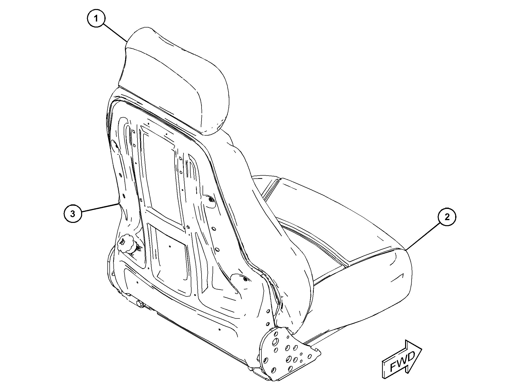443-8294: Сиденье в сборе