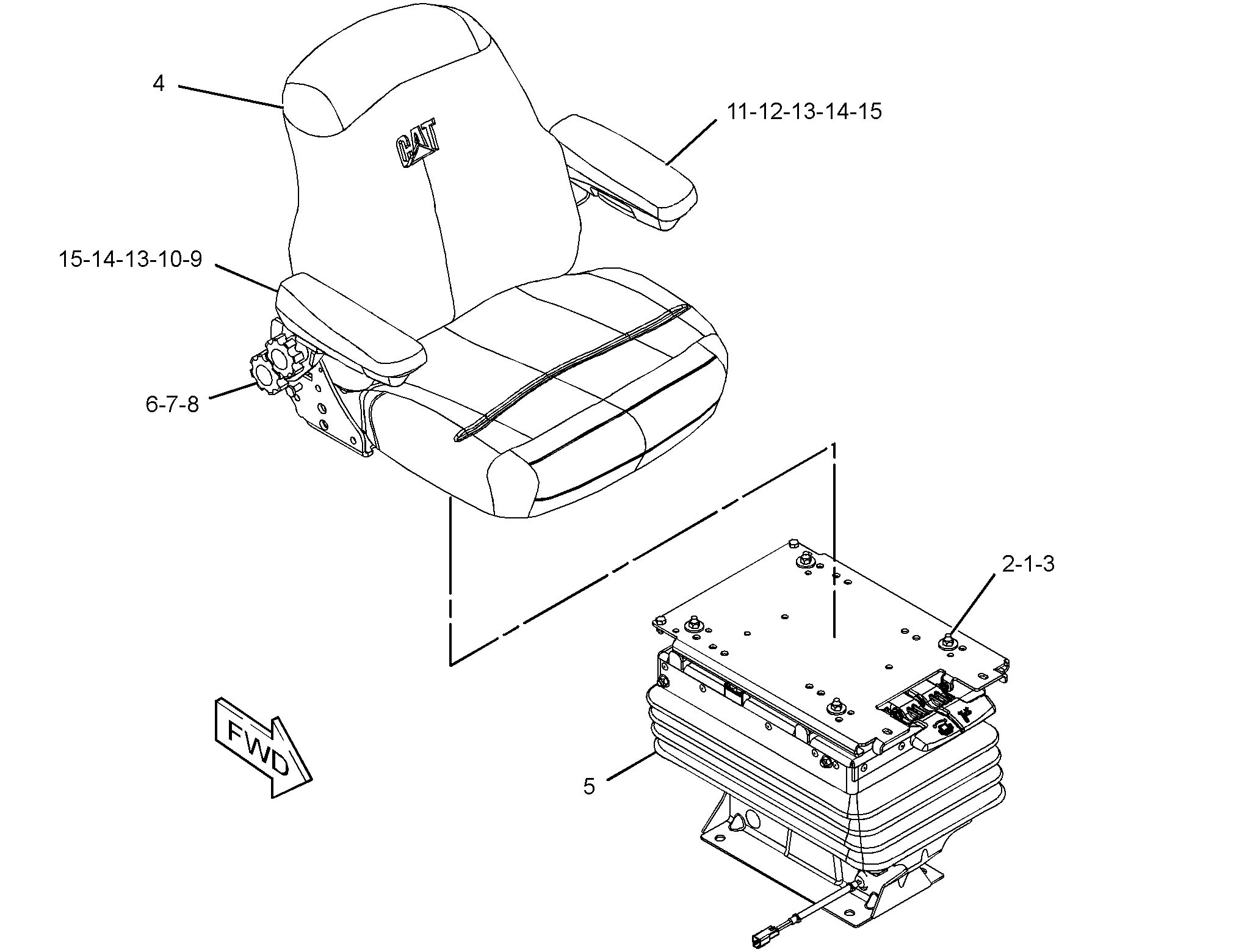 СИДЕНЬЕ С ПОДВЕСКОЙ